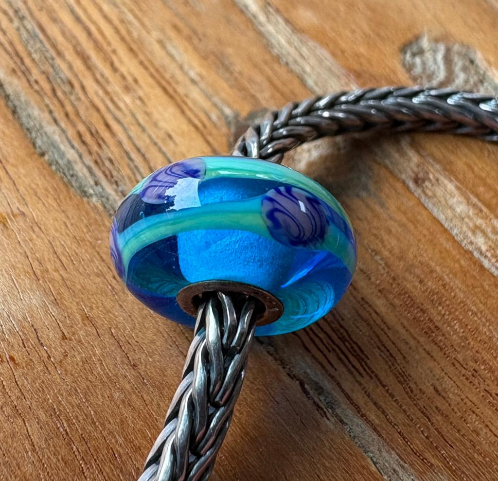 Trollbeads China Blauw NIEUW, Verzenden, Nieuw, Glas of Kristal, Trollbeads