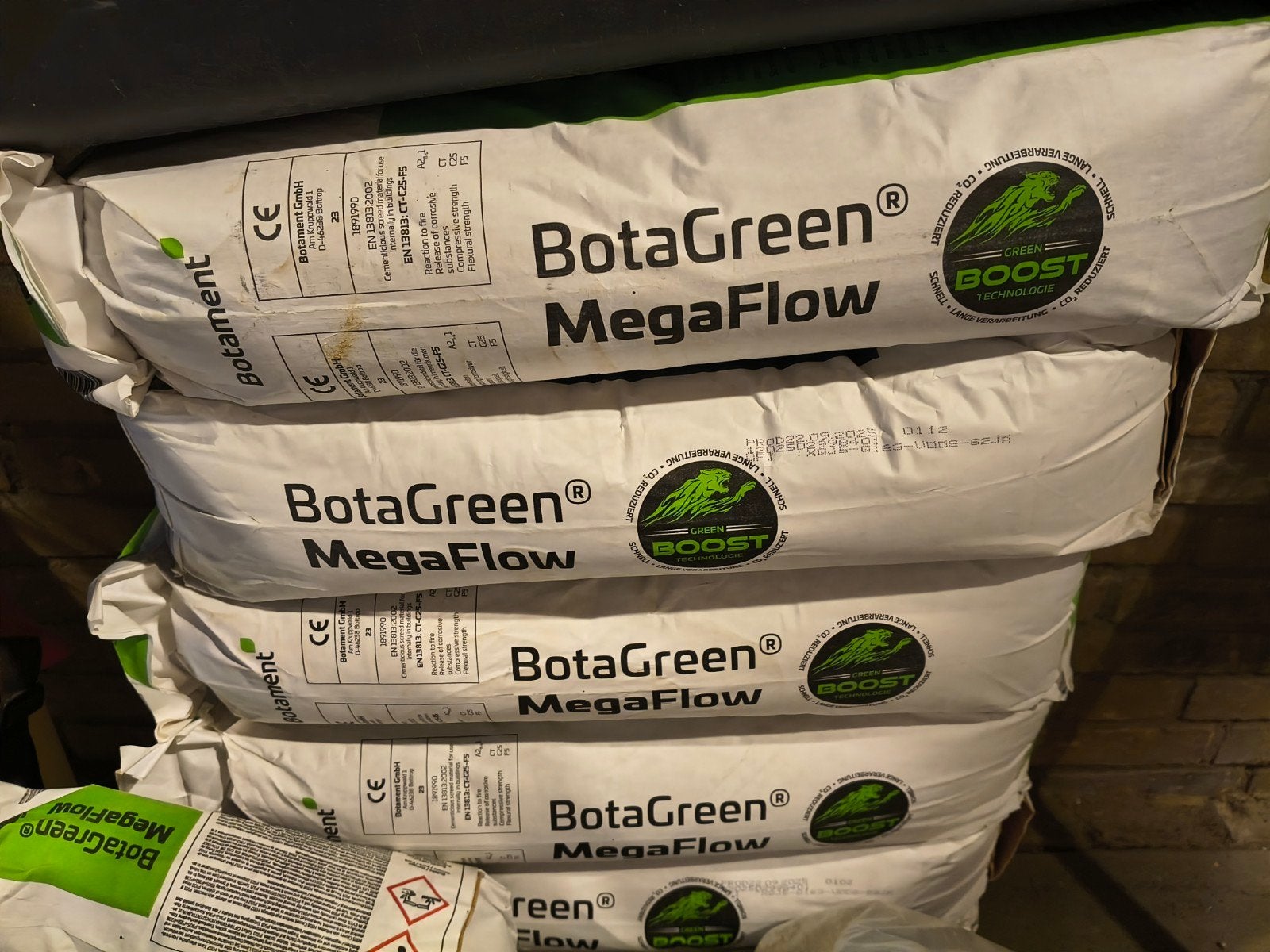 10 zakken BotaGreen MegaFlow egaline - Hoogwaardige egalisat, Ophalen