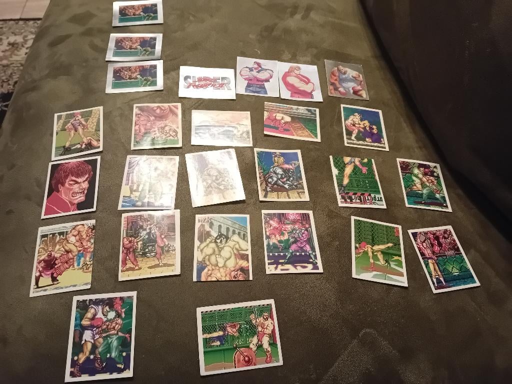 Merlin super Street Fighter two stickers, Spelcomputers en Games, Vechten, 2 spelers, Ophalen of Verzenden, Zo goed als nieuw