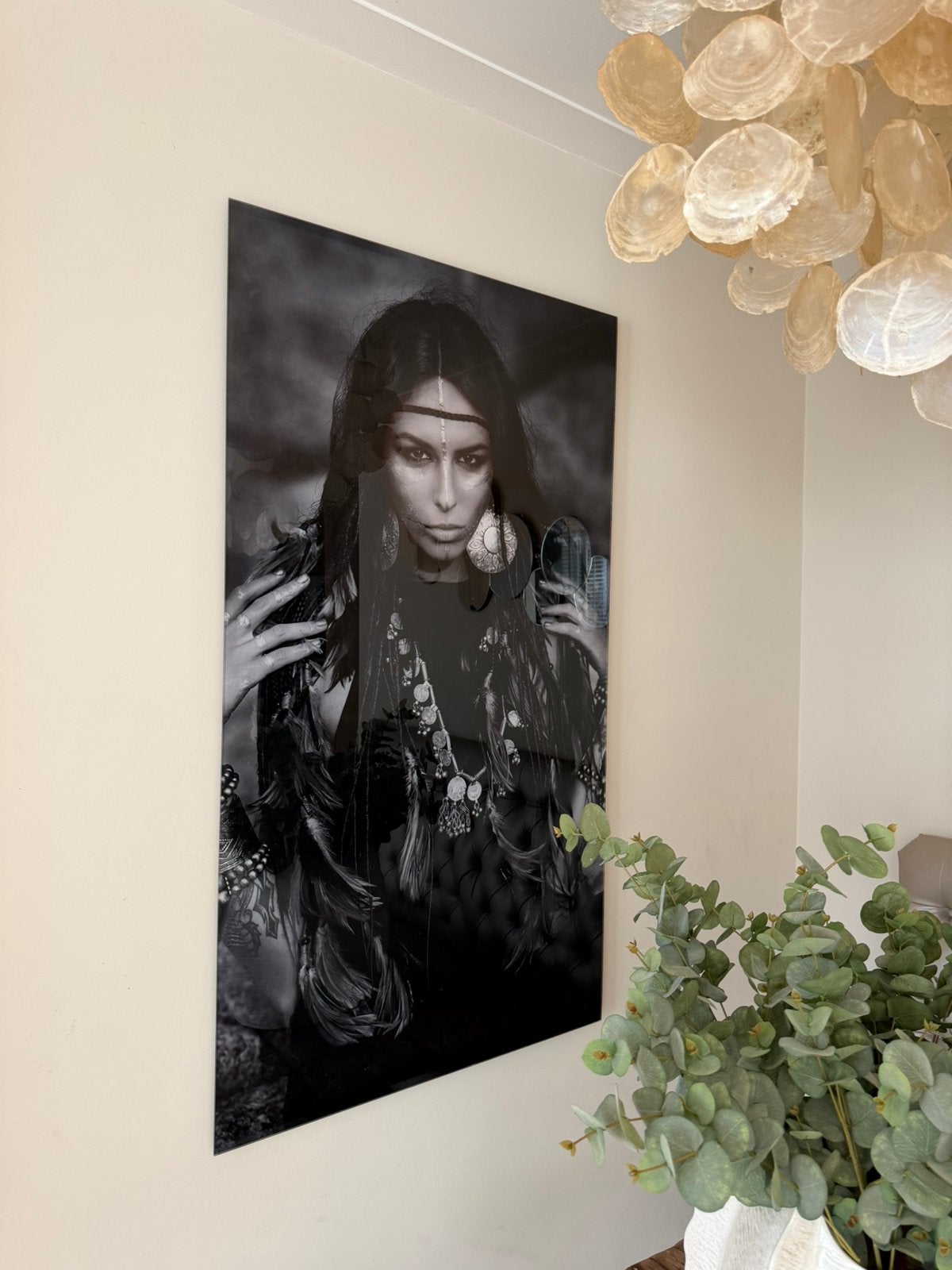 Mooi plexiglas schilderij, Ophalen of Verzenden, Zo goed als nieuw, 125 cm of meer, Schilderij