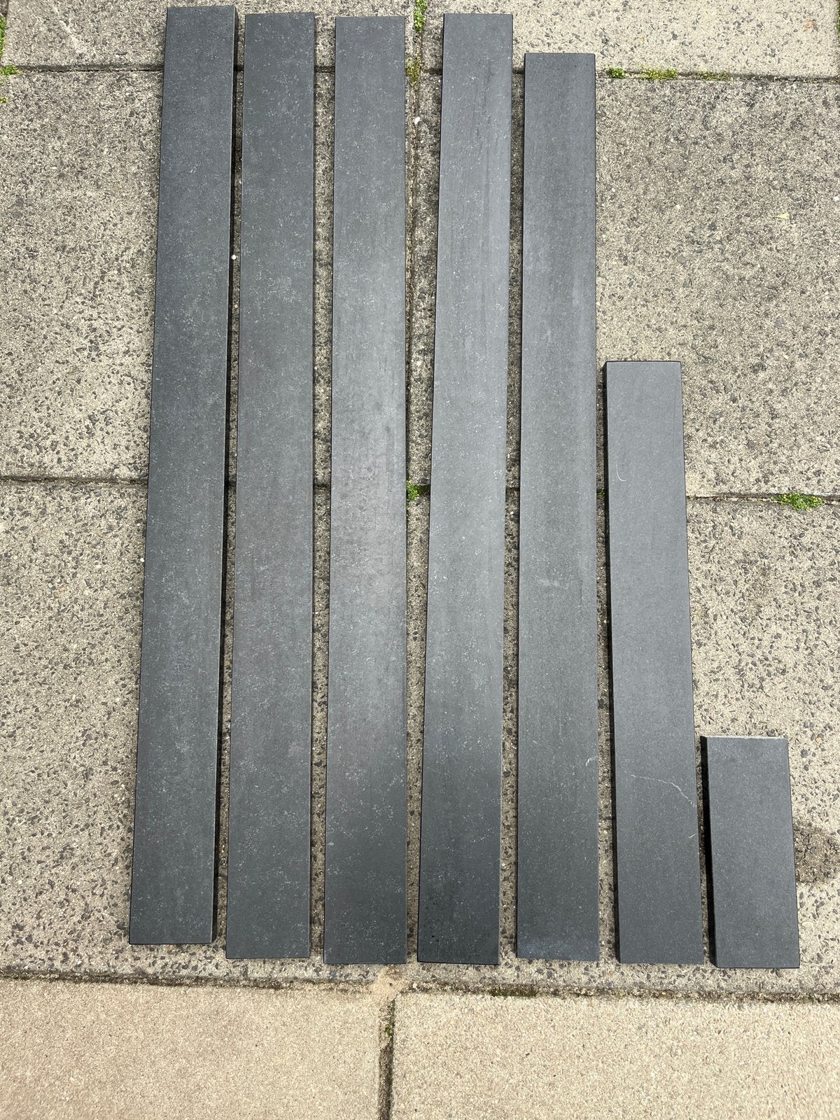 Dorpel fine basalt  4x 103x8x2 cm, Doe-het-zelf en Verbouw, Tegels, Ophalen, 60 cm of meer, Graniet, Overige typen