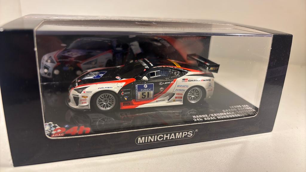 Lexus lfa 24h Nurburgring 2010 minichamps 1.43