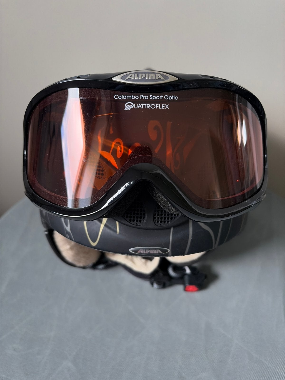 Alpina Skibril - Zo goed als nieuw, Overige merken, Overige typen, Ophalen of Verzenden, Zo goed als nieuw