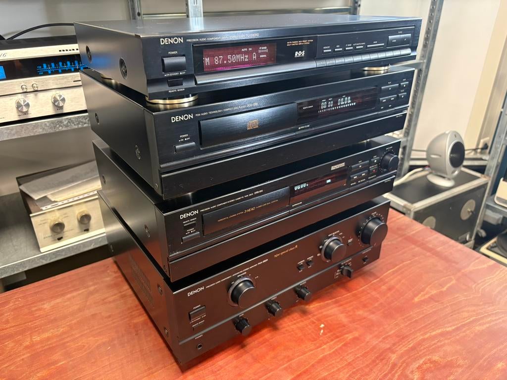 Denon PMA-980R TU-580RD DCD-1290 en DRS-810 hifi set, Ophalen, Denon, Refurbished, 60 tot 120 watt
