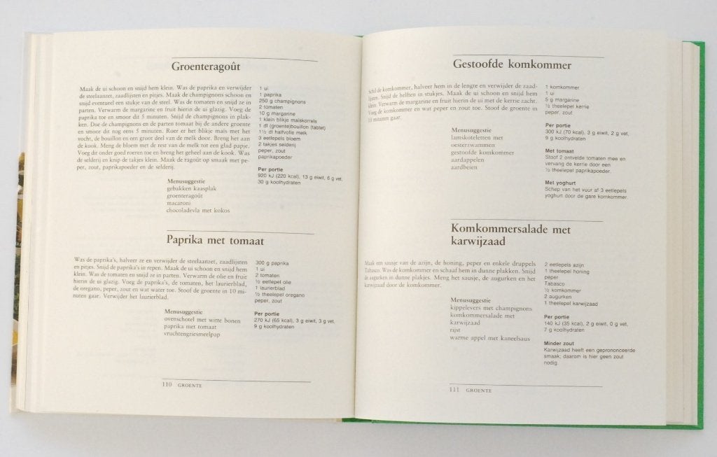 Eigentijds Koken: Licht, Vetarm, Gezond Kookboek 1990, Verzenden, Nederland en België, Hoofdgerechten, Zo goed als nieuw