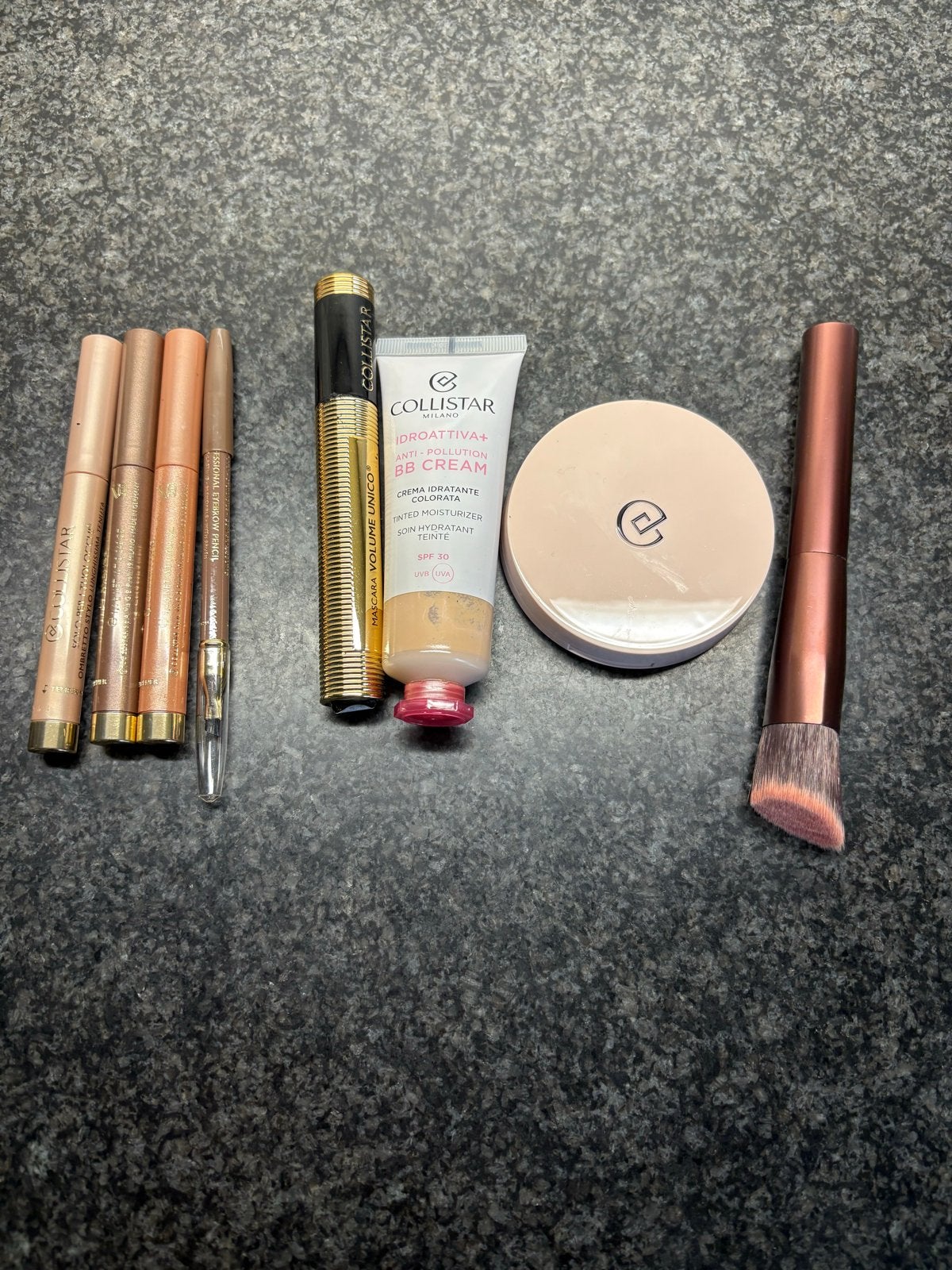 Collistar Make-up Set: Oogschaduw, Mascara, BB Cream, Blush, Overige kleuren, Gehele gezicht, Ophalen of Verzenden, Zo goed als nieuw