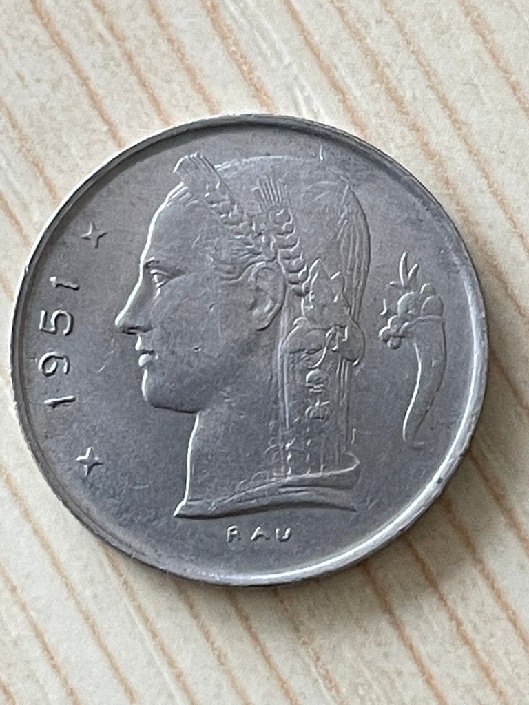 België Munten  11 van 1 Fr. Koning Boudewijn I, Ophalen of Verzenden, België, Losse munt
