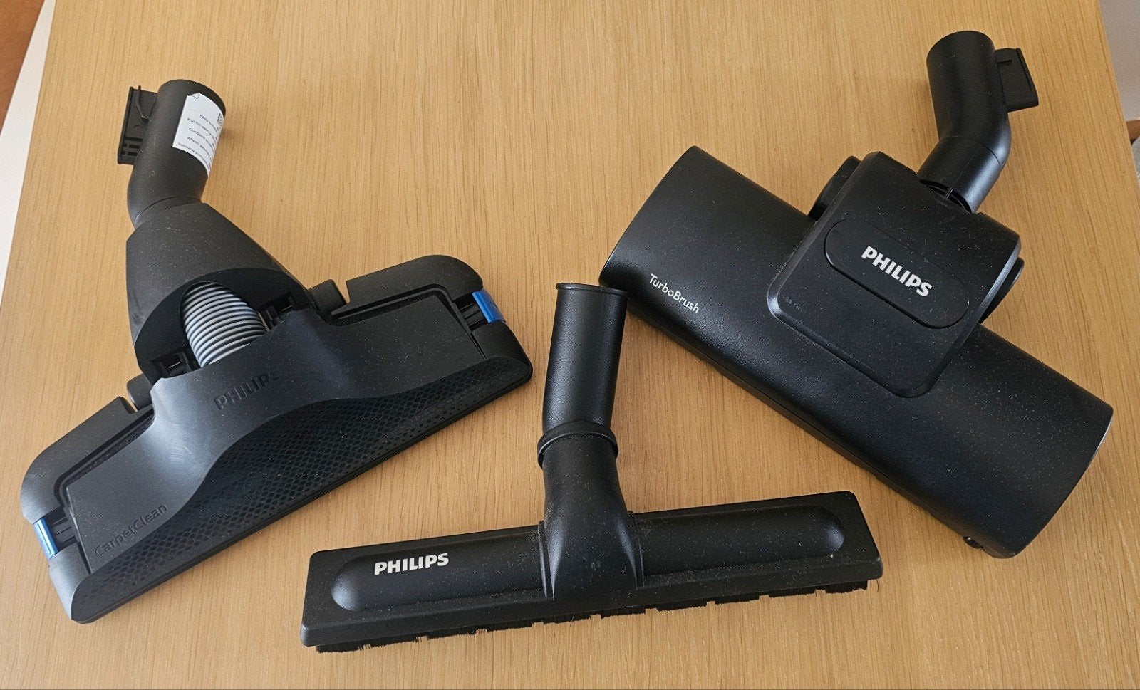 Philips stofzuigermonden: CarpetClean en Turbobrush, Ophalen, Nieuw, Geschikt voor harde vloeren, Philips