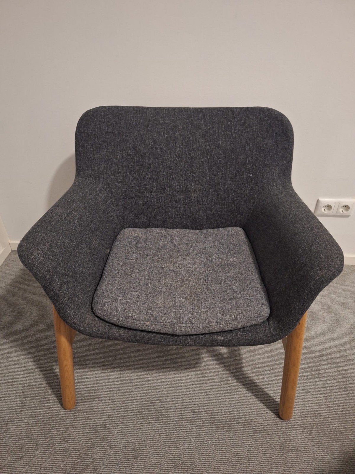 Ikea vedbo stoel feauteuil, Huis en Inrichting, Ophalen, Zo goed als nieuw, Eén, Stof