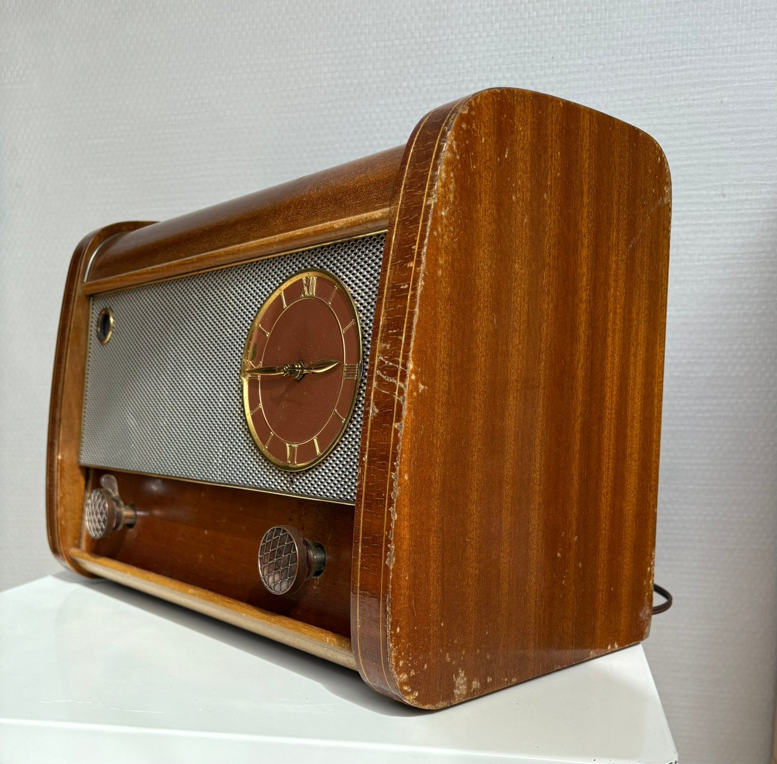 Twee Buizenradio’s een Philips Dux V353K en een Grundig 997, Ophalen of Verzenden, Gebruikt