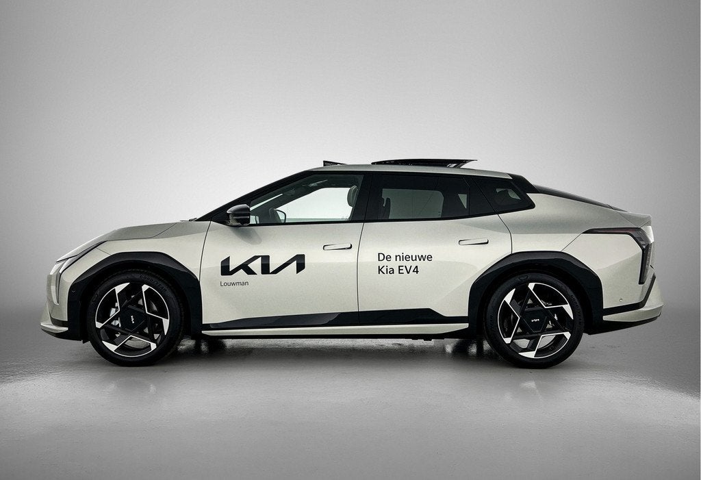 Kia EV4 GT-PlusLine 81.4 kWh | Company Car | 10 Jaar Garanti, Auto's, Zwart, 612 km, Adaptive Cruise Control, Kia Top Selectie