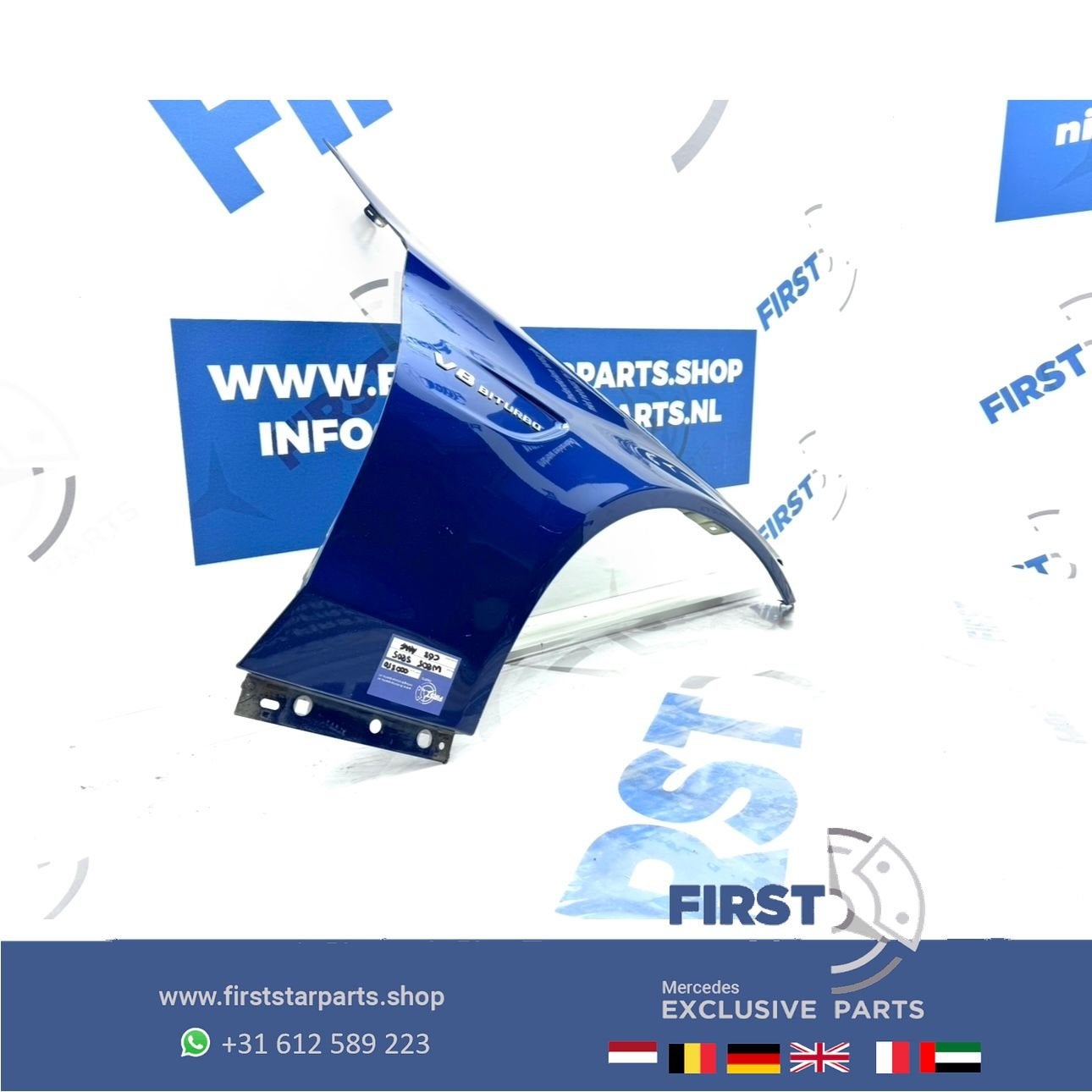 W205 S205 C63 AMG ZIJSCHERM RECHTS A2058800418 VOORSCHERM Me, Gebruikt, -, Rechts, Ophalen of Verzenden