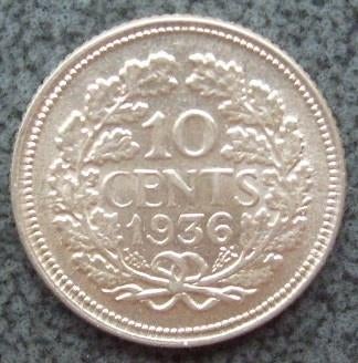 Zilveren dubbeltje: - 10 cent 1918 + 1936., Postzegels en Munten, Munten | Nederland, Zilver, 10 cent, Koningin Wilhelmina, Verzenden