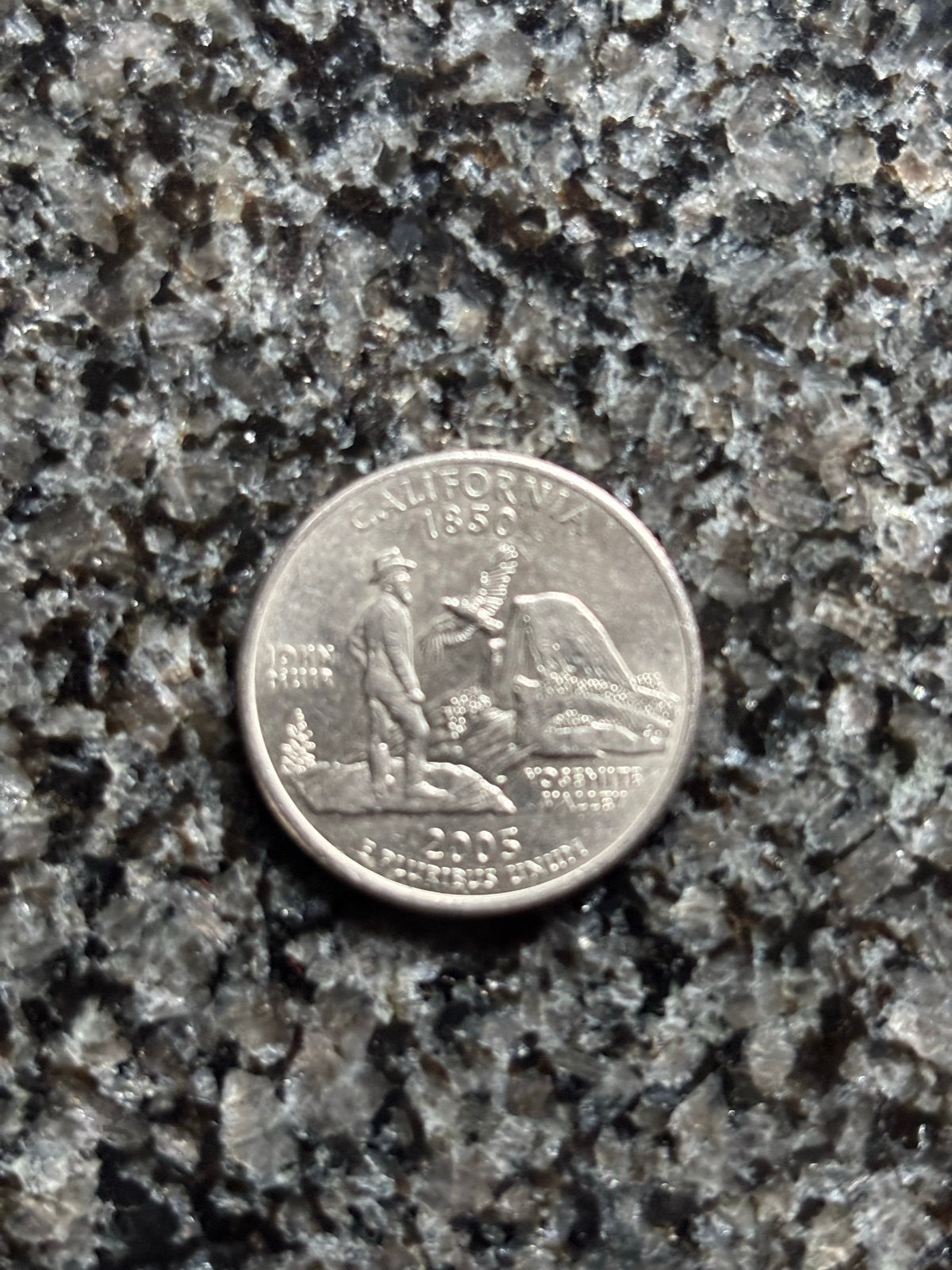 Amerikaanse Quarter Dollar - California State Quarter 2005, Verzenden, Losse munt