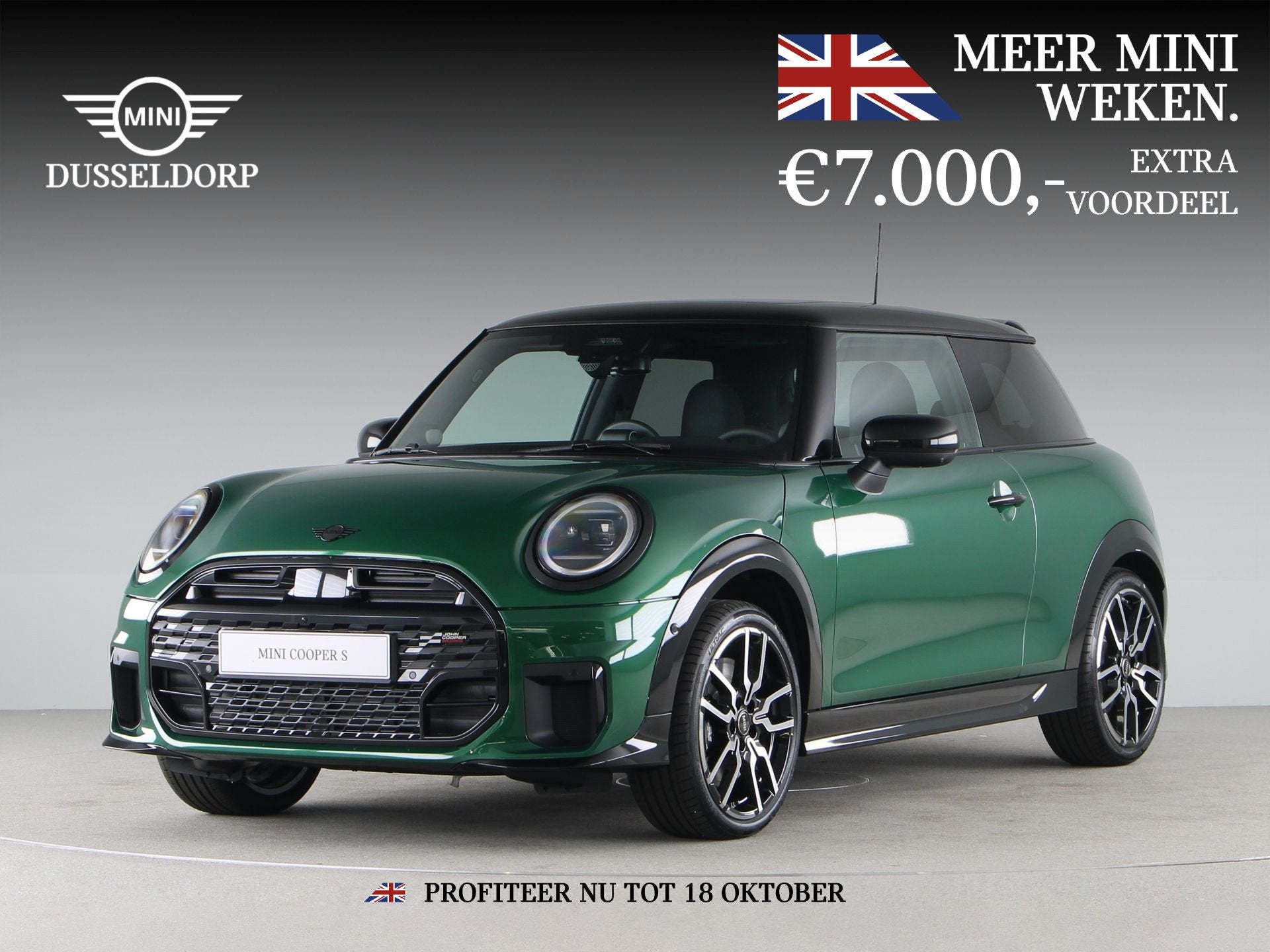 MINI Cooper S John Cooper Works Pakket XL PRIVATE LEASE EUR, Auto's, 1998 cc, Zwart, 4 cilinders, 4 stoelen