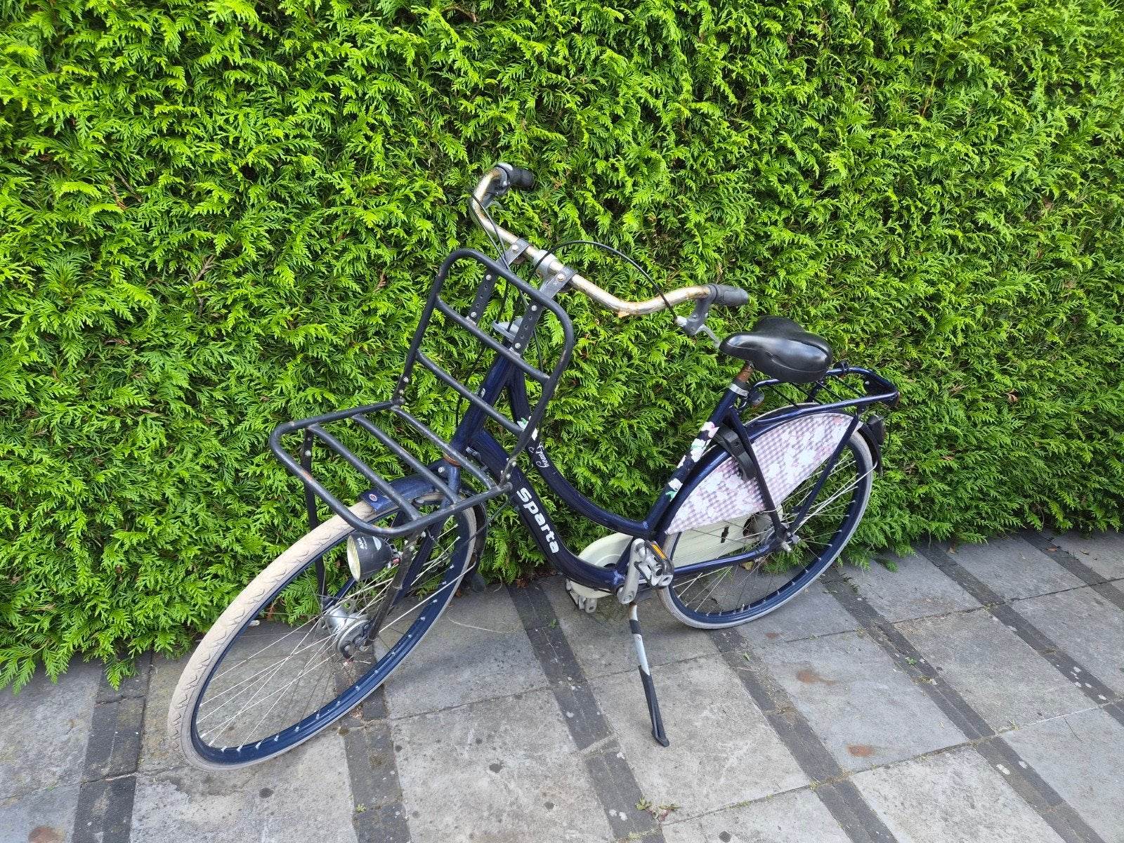 Sparta fiets met voordrager - Gebruikt maar prima, Ophalen, Sparta, Versnellingen, Trommelrem