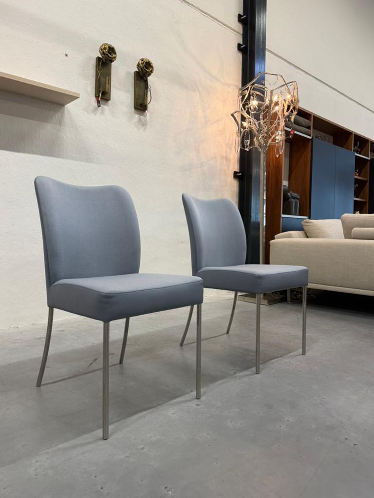 2 Nieuw Bert Plantagie Duo eetkamerstoel stof leer design