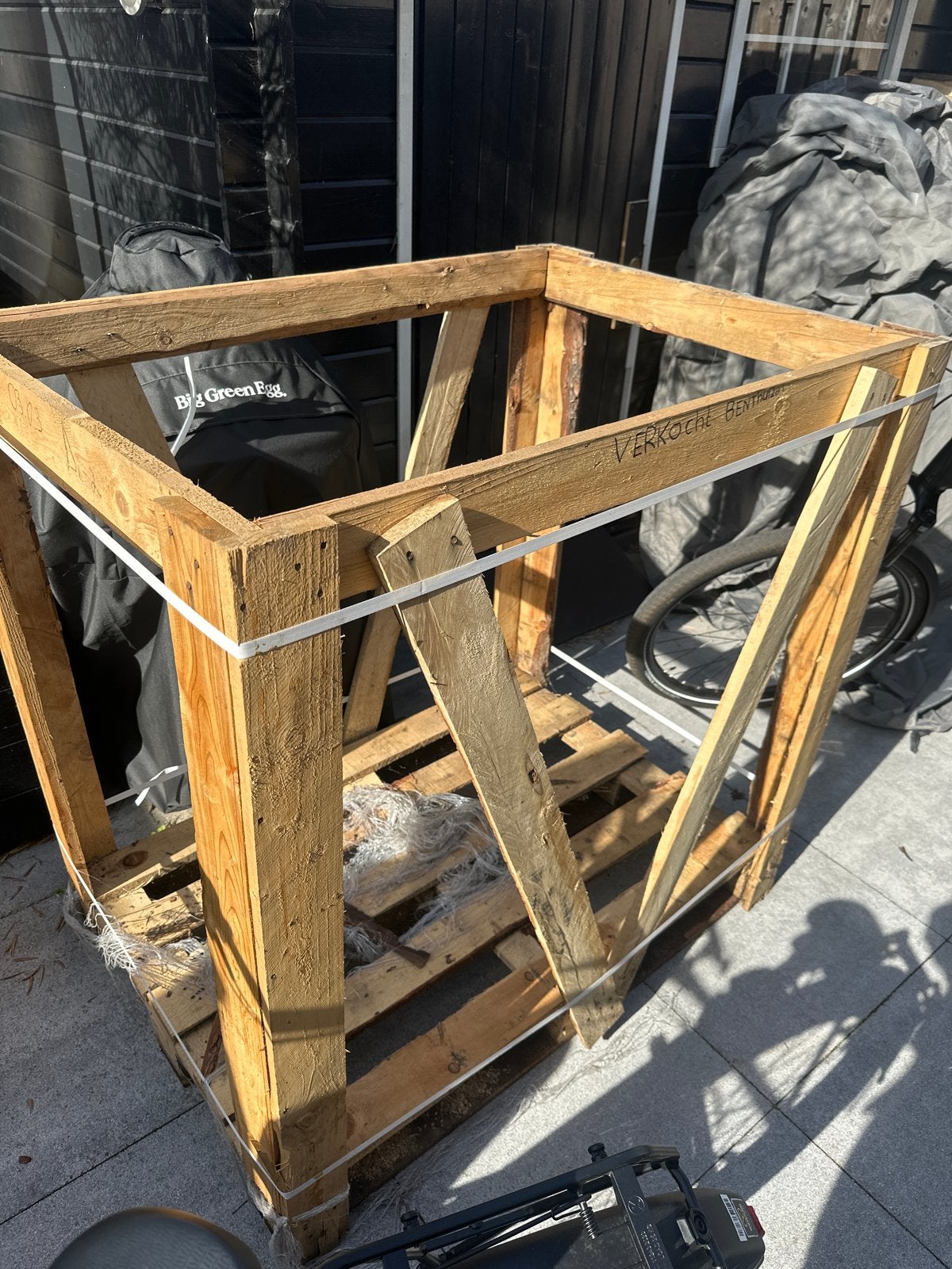Houten pallet, Ophalen, Gebruikt, 100 cm of meer, 60 cm of meer