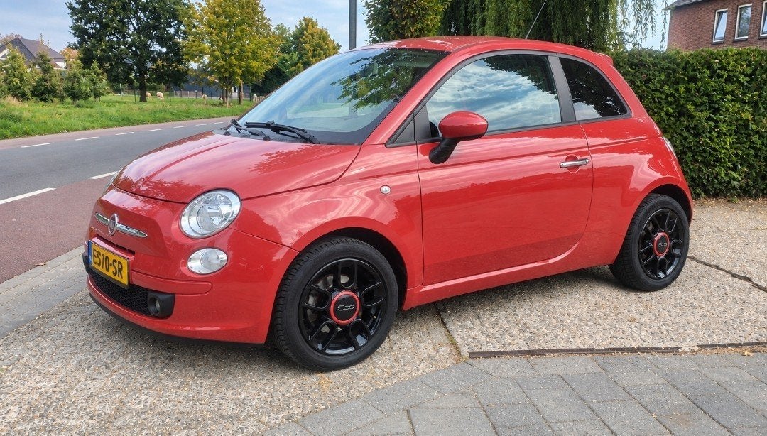 Fiat 500 1.4 16V 100PK Sport  2008, Voorwielaandrijving, 31 €/maand, 4 stoelen, 100 pk