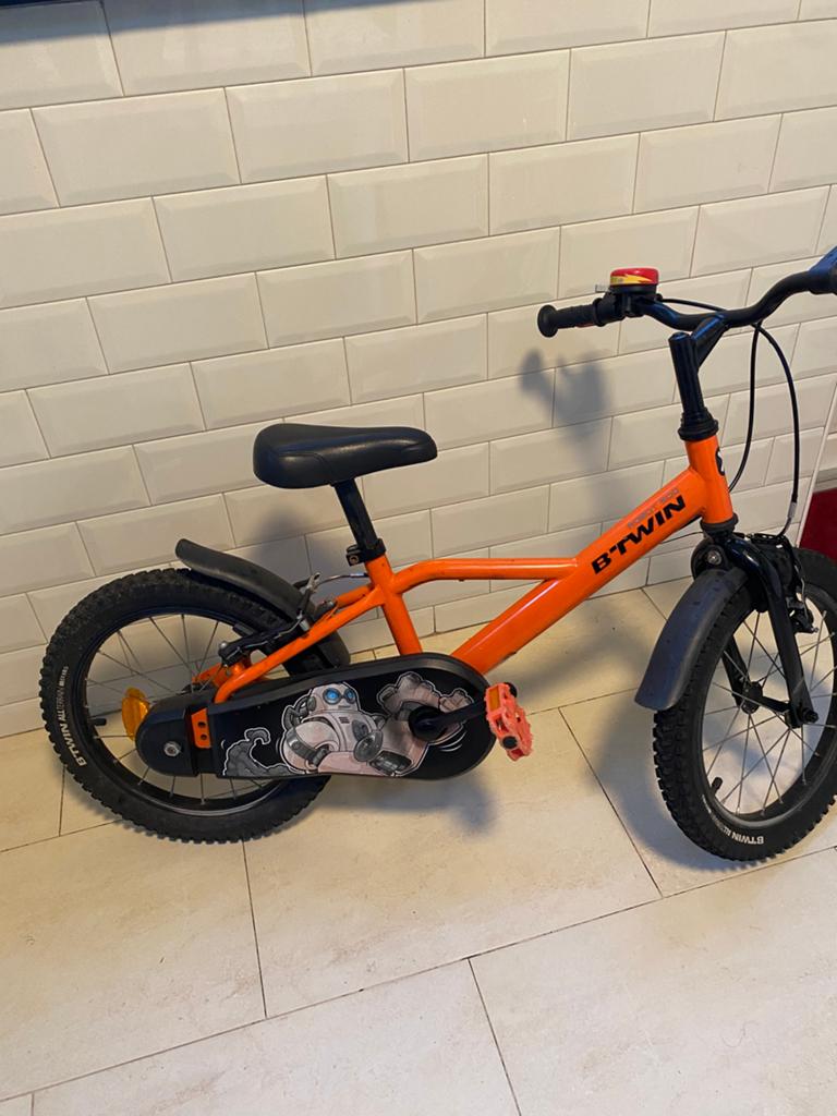 Kinderfiets van 16 inch, Fietsen en Brommers, Fietsen | Kinderfietsjes, Ophalen of Verzenden, Zo goed als nieuw, 16 tot 20 inch