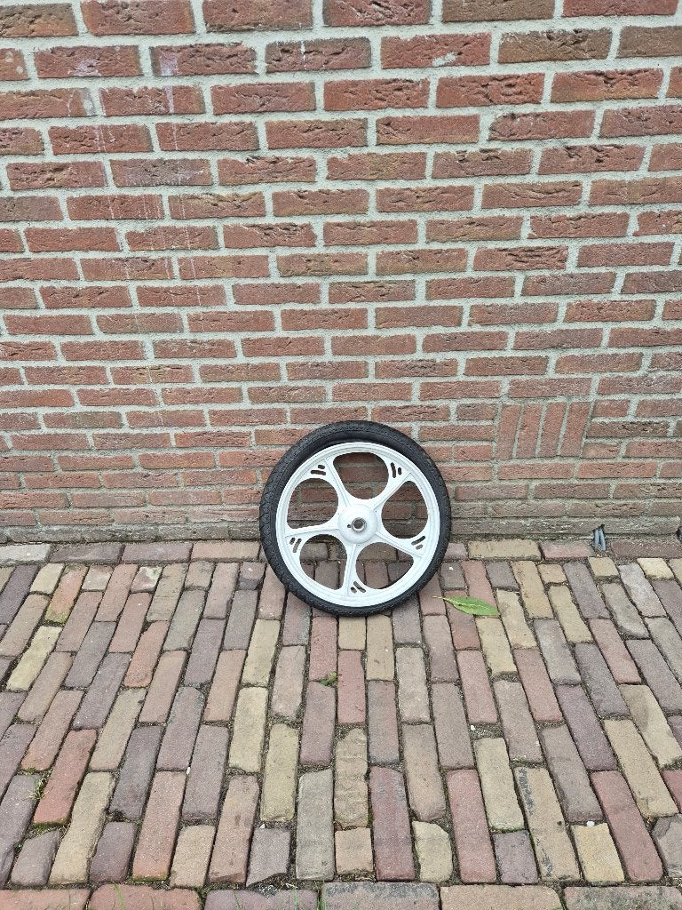 Tomos velg wit, Fietsen en Brommers, Ophalen, Gebruikt, Overige typen