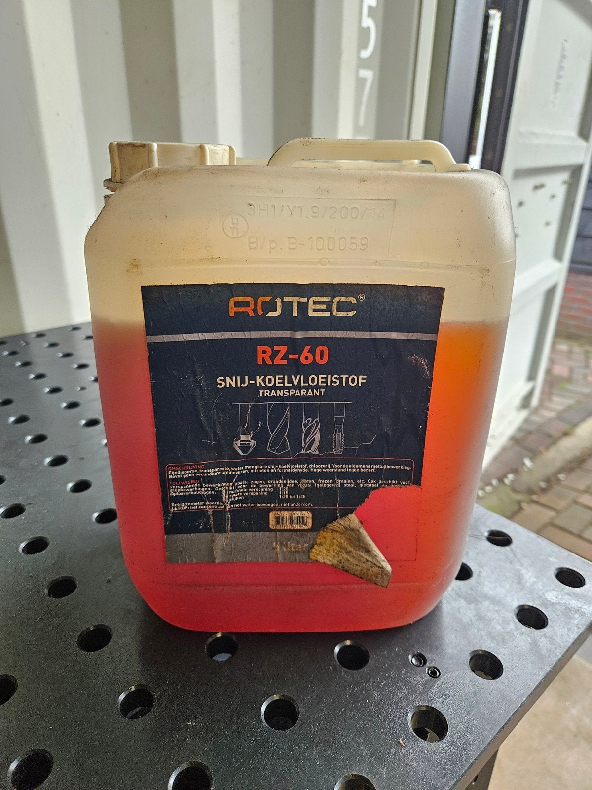 Rotec RZ-60 Snij-Koelvloeistof Transparant, Ophalen of Verzenden, Gebruikt