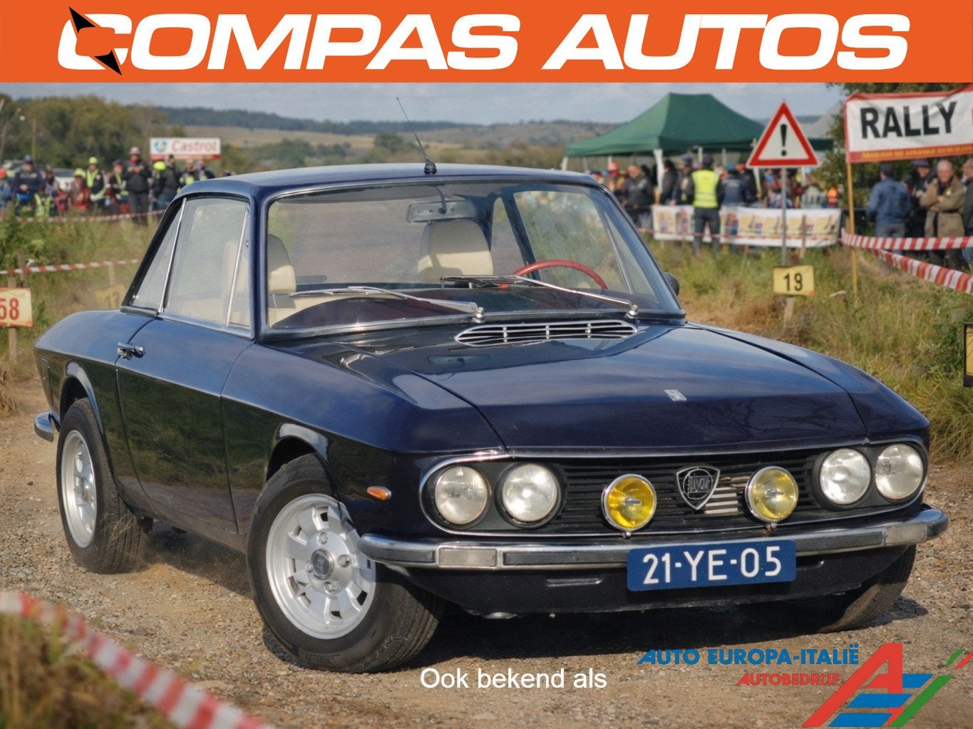 Lancia Fulvia 1.3 Serie 3 (bj 1976), Auto's, Beige, Leder, Bedrijf, Handgeschakeld