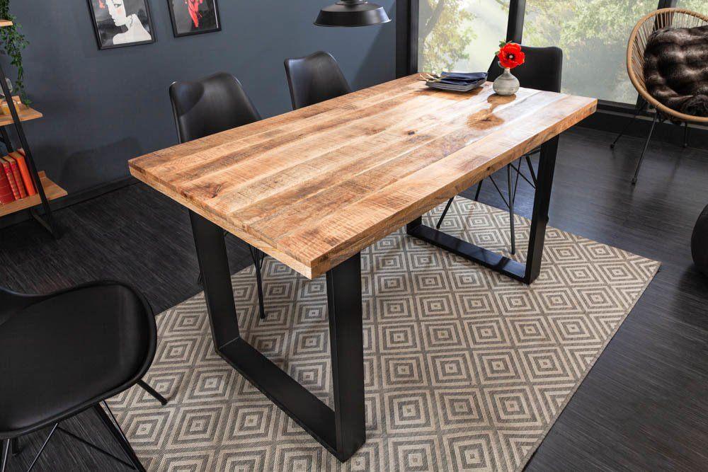 eetkamertafel mangohout 120 cm NIEUW VOORRAAD, Huis en Inrichting, Tafels | Eettafels, Overige houtsoorten, 100 tot 150 cm, Rechthoekig