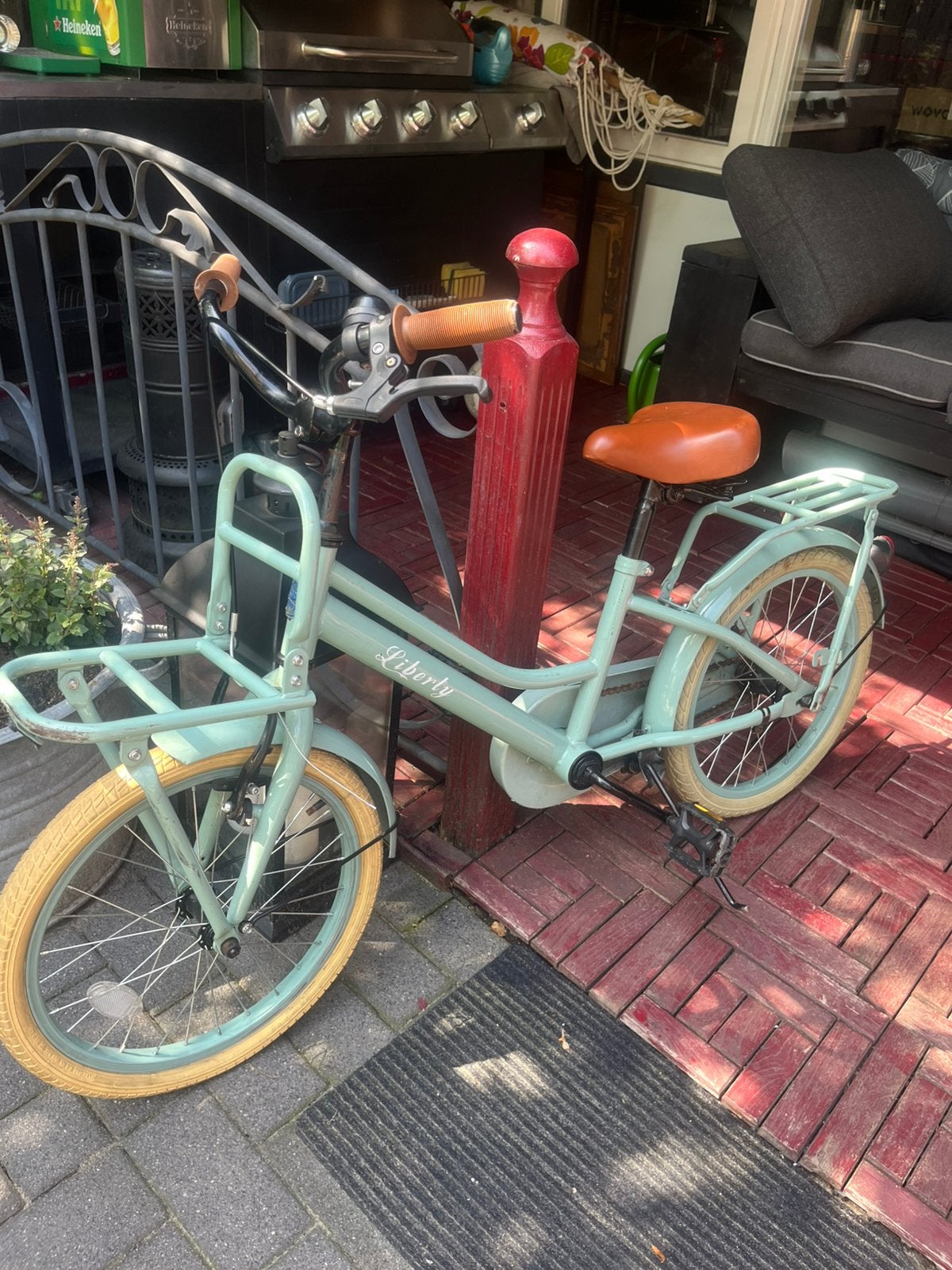 Kinderfiets, Ophalen, Terugtraprem, Gebruikt, Handrem