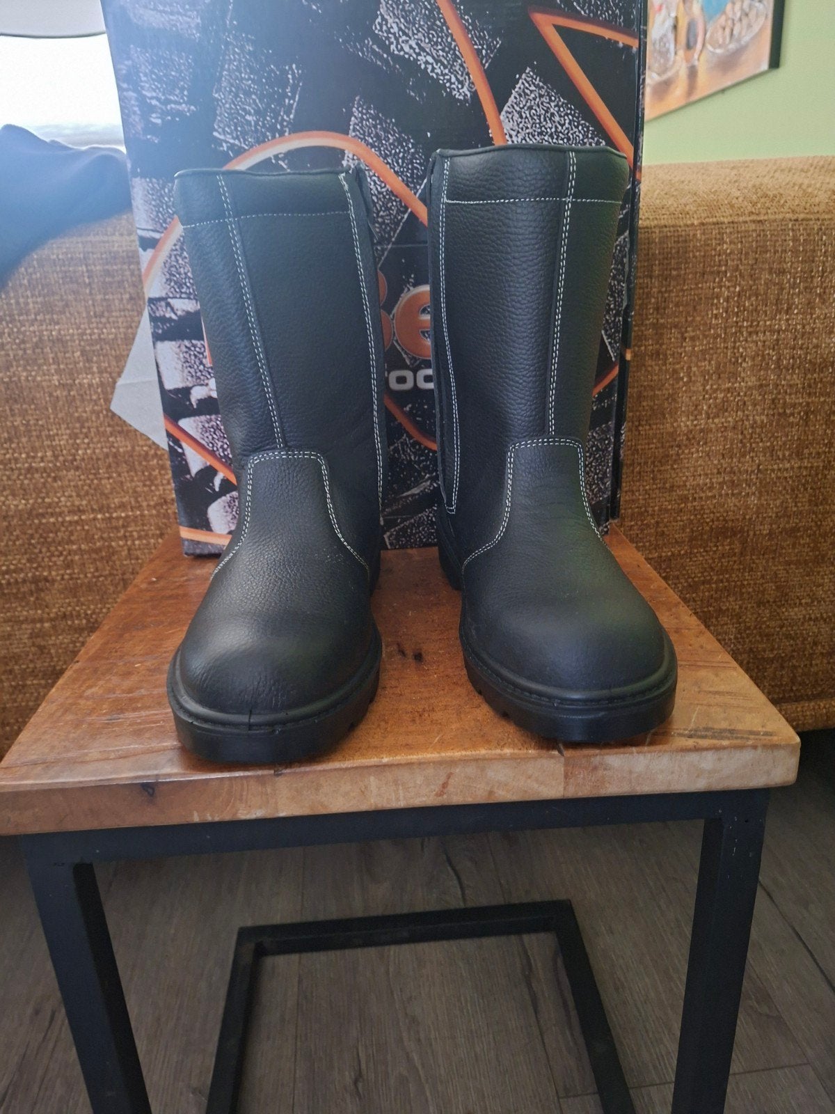 Nieuwe zwarte werklaarzen - diverse maten beschikbaar, Kleding | Heren, Ophalen of Verzenden, Nieuw, Zwart, Werkschoenen
