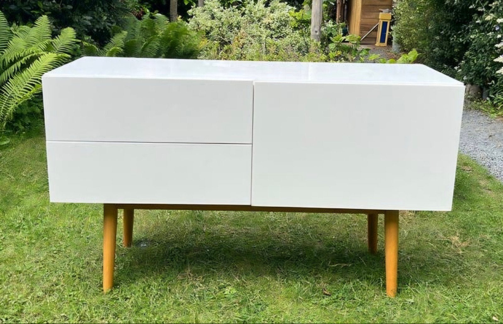 Zuiver Dressoir High on Wood 120x60x40 kleine beschadigingen, Ophalen, 100 tot 150 cm, Modern, 25 tot 50 cm