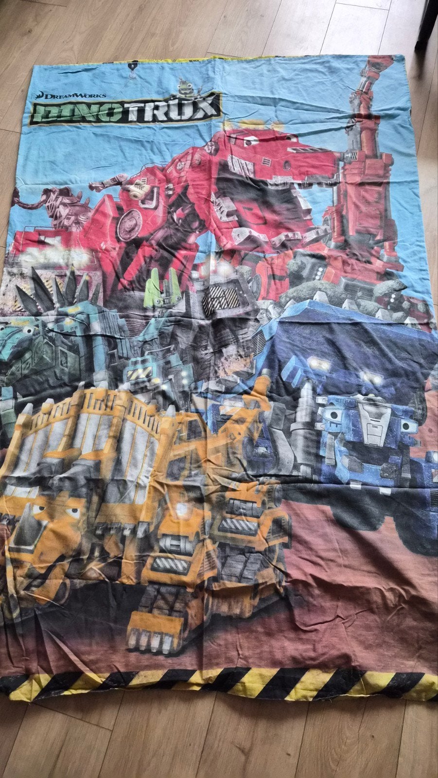 Dekbedovertrek Dinotrux - Eenpersoons, Gebruikt, Eenpersoons, Meerkleurig, Dekbedovertrek