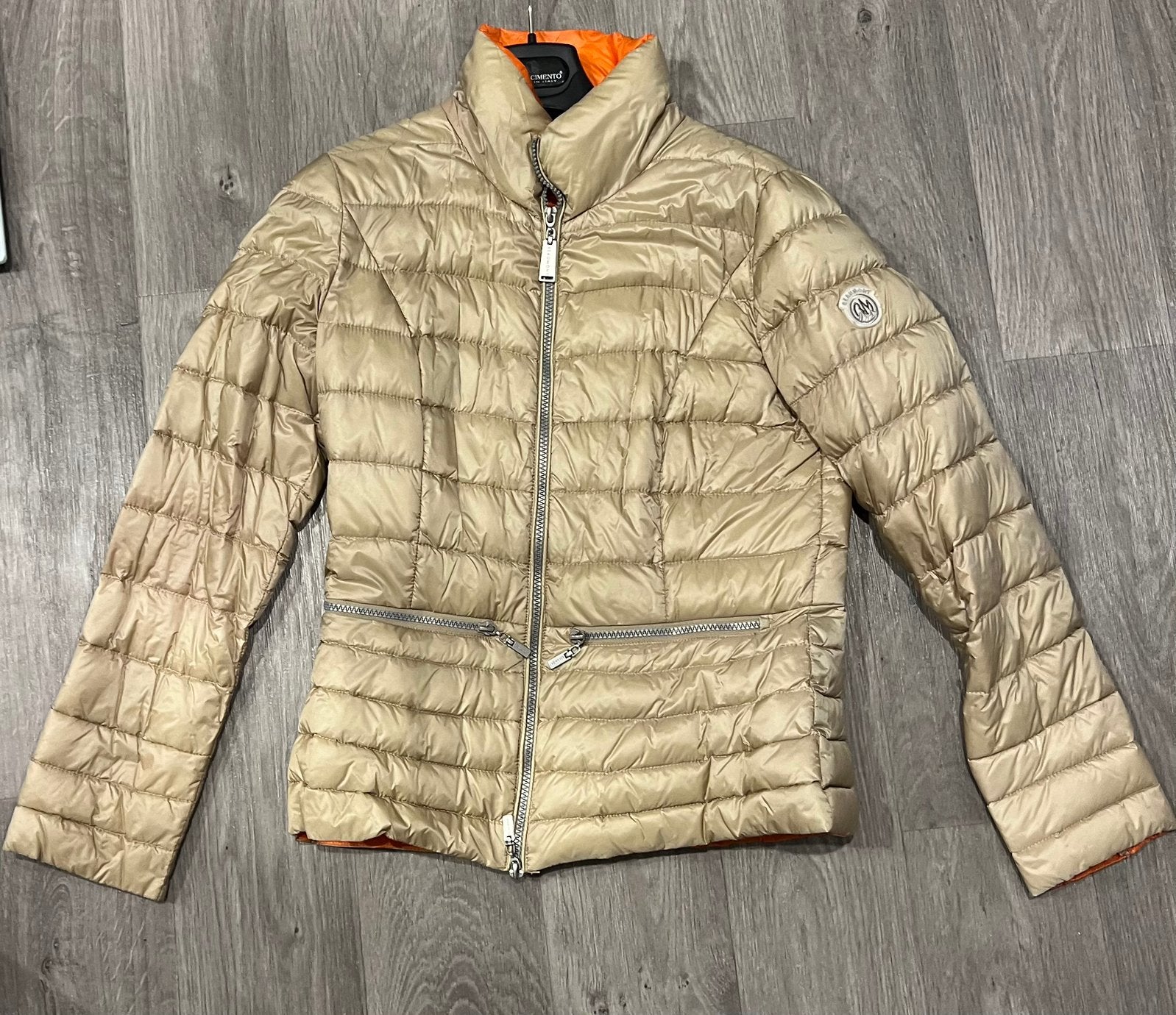 Beige gewatteerd tussenjas Beaumont, Ophalen of Verzenden, Zo goed als nieuw, Maat 38/40 (M), Beige
