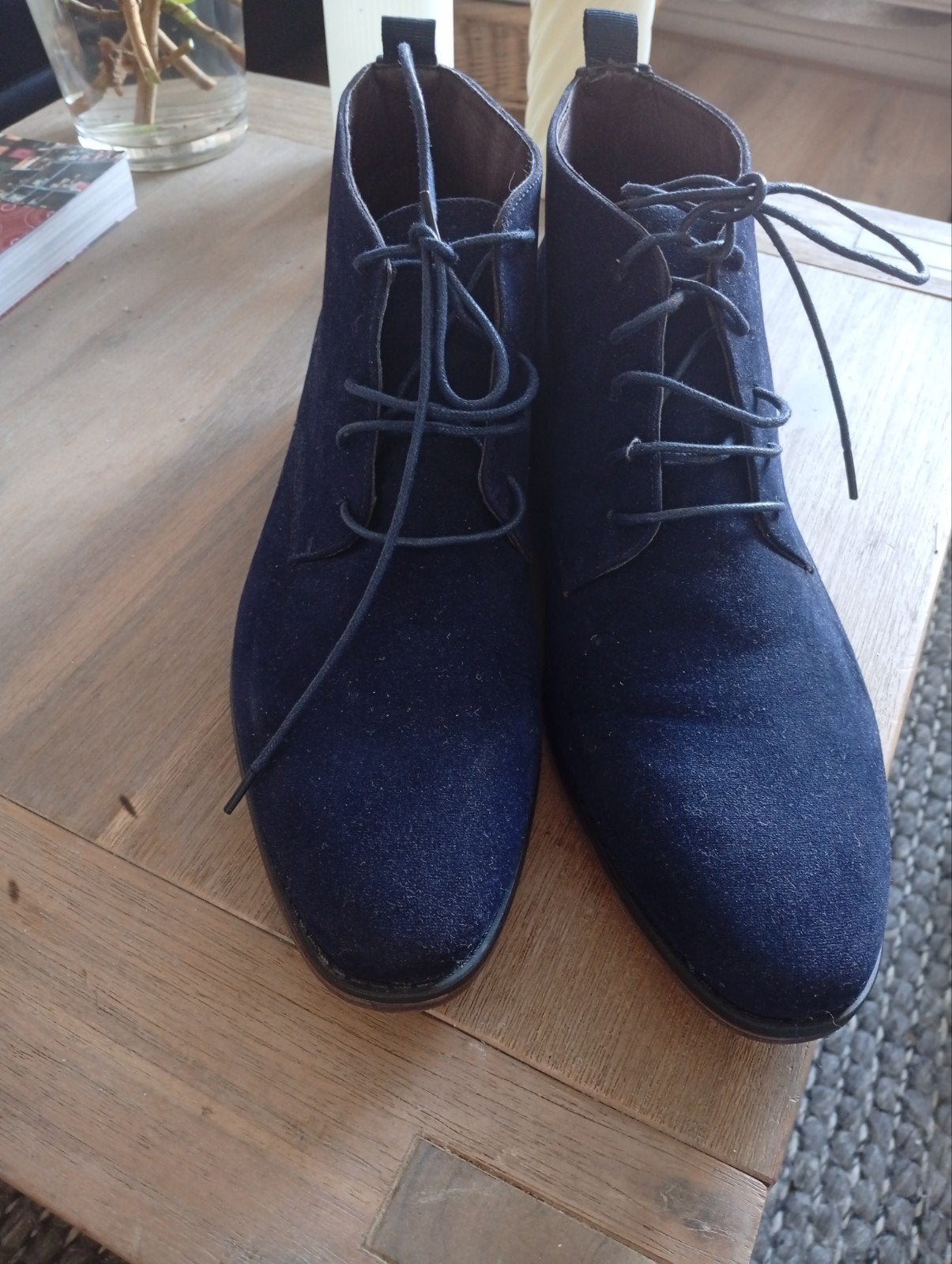 Herenschoenen blauw suede maat 47 nieuw, Kleding | Heren, Schoenen, Ophalen of Verzenden, Nieuw, Blauw