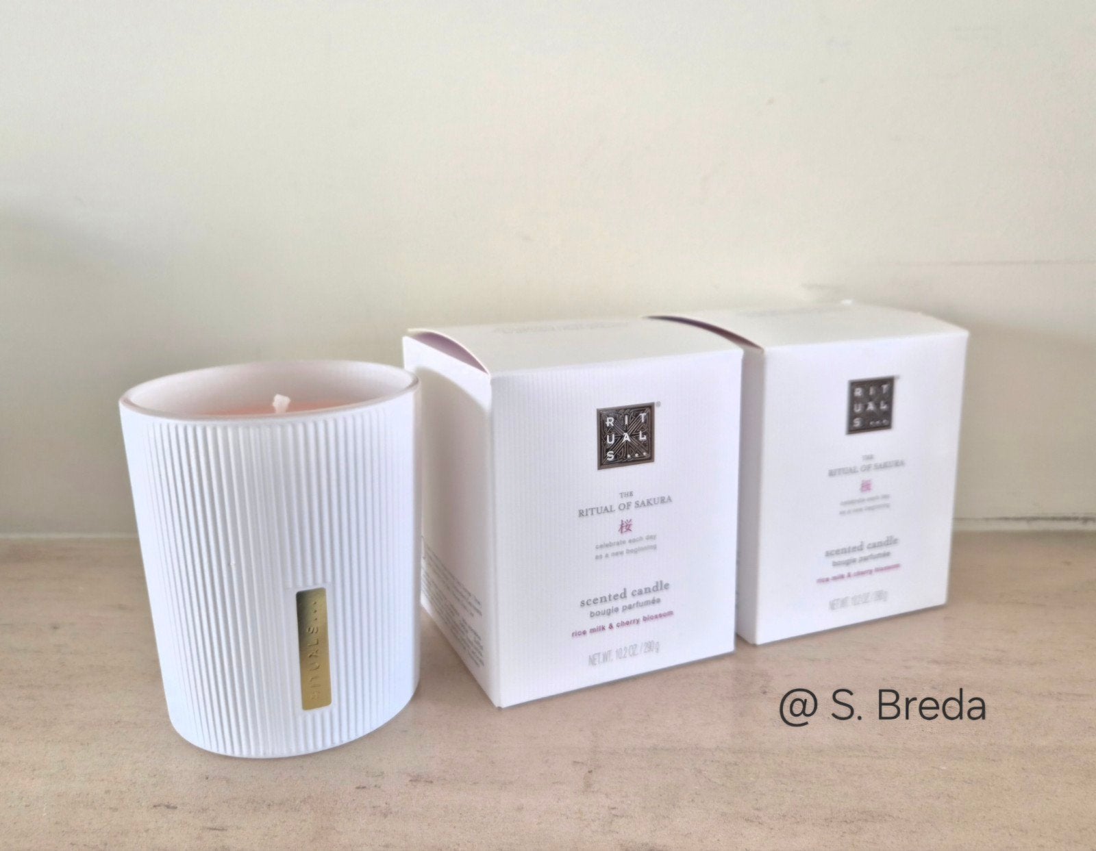 Rituals Geurkaars | Sakura | 290 gram kaars, Ophalen, Overige materialen, Wit, Nieuw