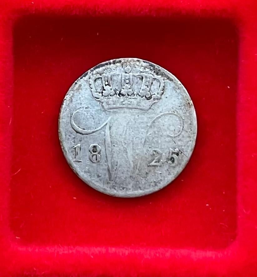 VERSCHILLENDE JAREN 5 cent Willem I, Ophalen, Zilver, Koning Willem I, Losse munt