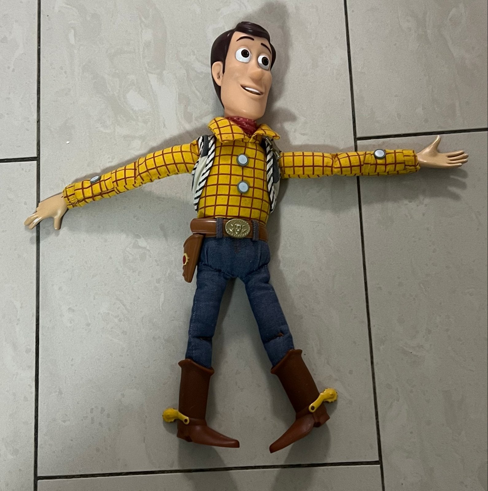 Woody actiefiguur uit Toy Story - met spraakfunctie, Ophalen of Verzenden, Zo goed als nieuw