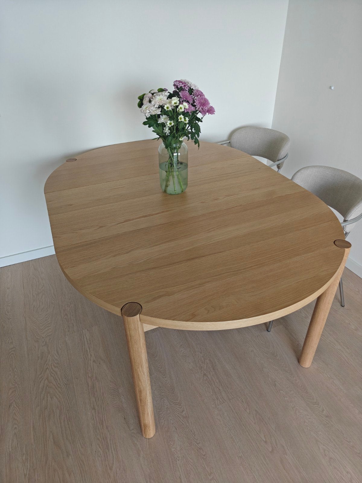 Uitschuifbare design eettafel Owen van Sofacompany GARANTIE, Huis en Inrichting, Tafels | Eettafels, Ophalen, 100 tot 150 cm, Eikenhout