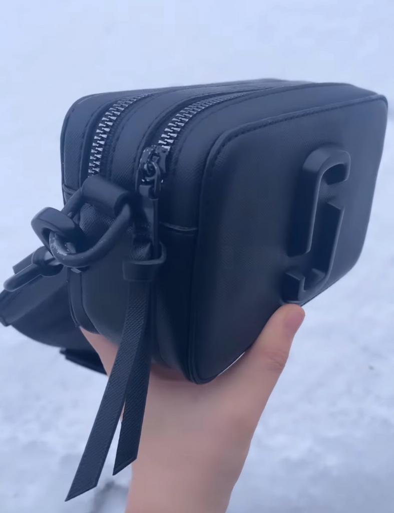 Marc Jacobs The Snapshot Crossbody Tas Zwart, Ophalen of Verzenden, Zo goed als nieuw, Zwart, Overige merken