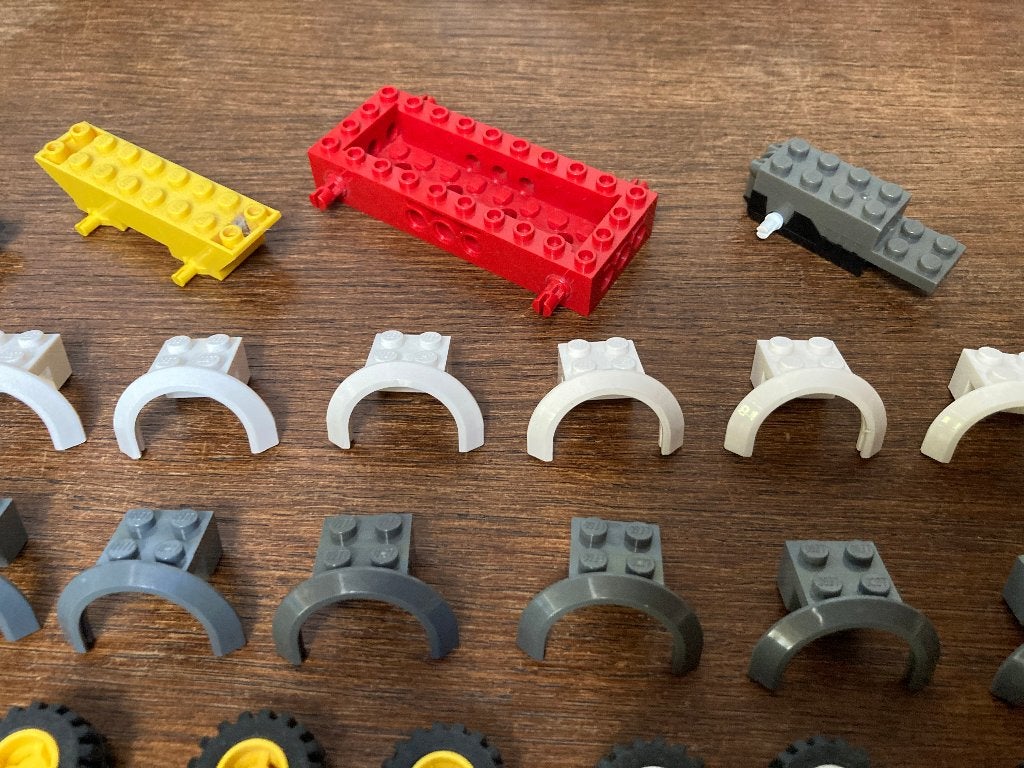 Lot LEGO Voertuigen - Onderdelen auto racewagen 1, Ophalen of Verzenden, Gebruikt, Losse stenen, Lego