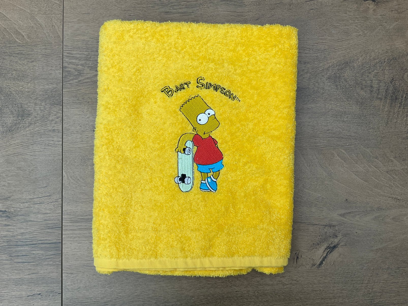 Nieuw zgan Bart Simpson The Simpsons geel badlaken, Ophalen