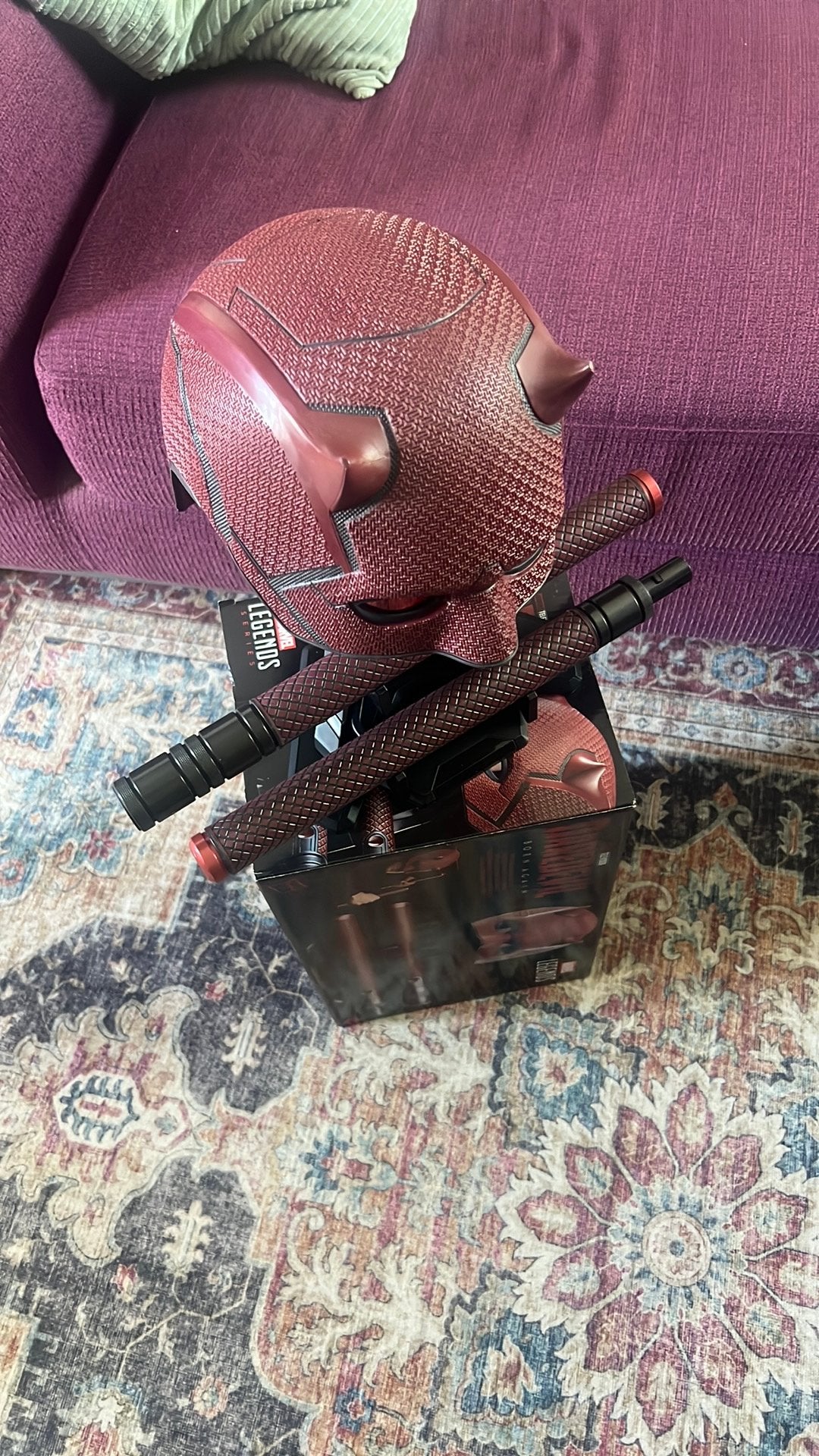 Daredevil helm Marvel, Ophalen of Verzenden, Zo goed als nieuw