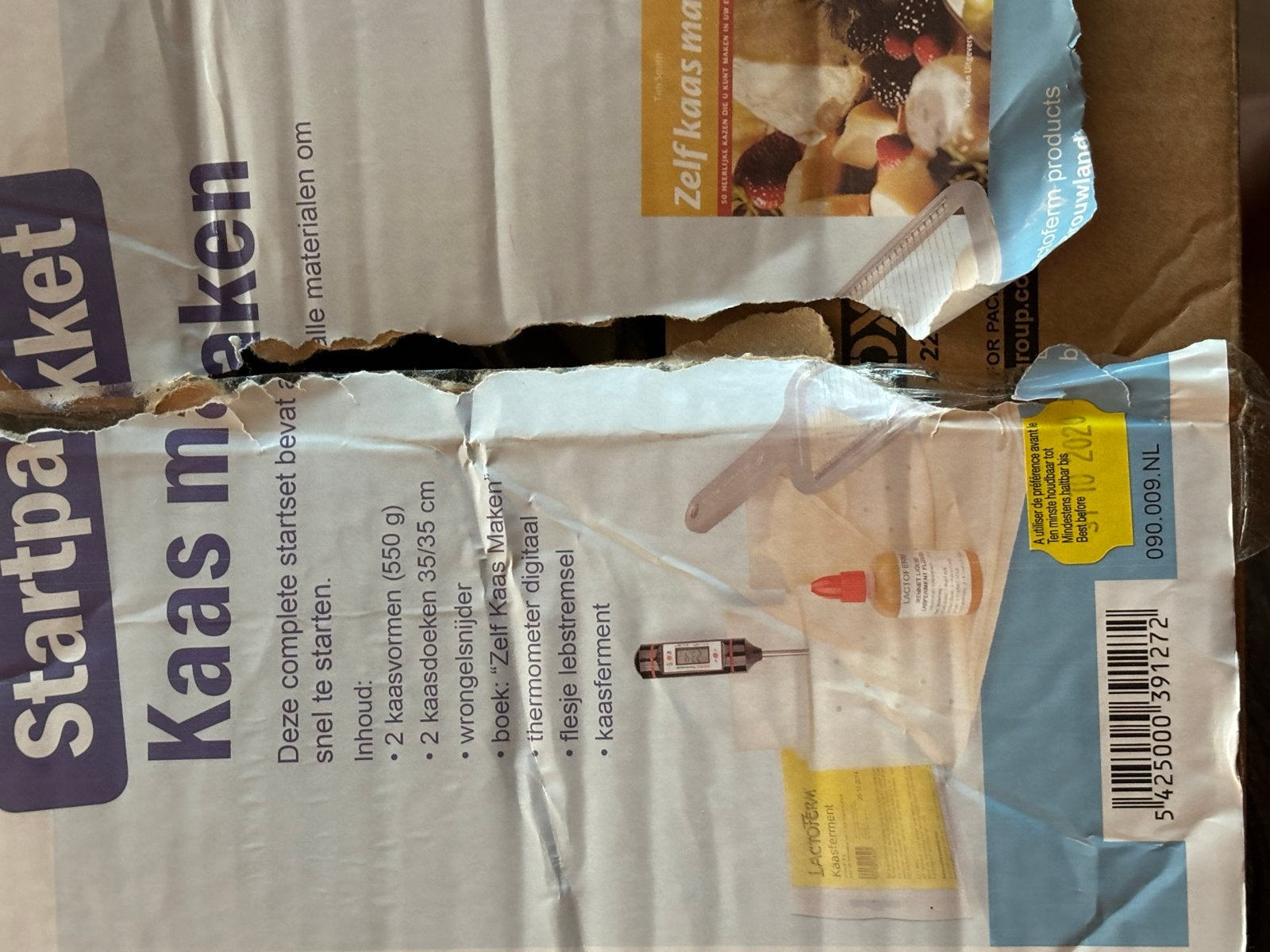 Startpakket Kaas Maken - Compleet met Vormen en Boek, Ophalen, Nieuw