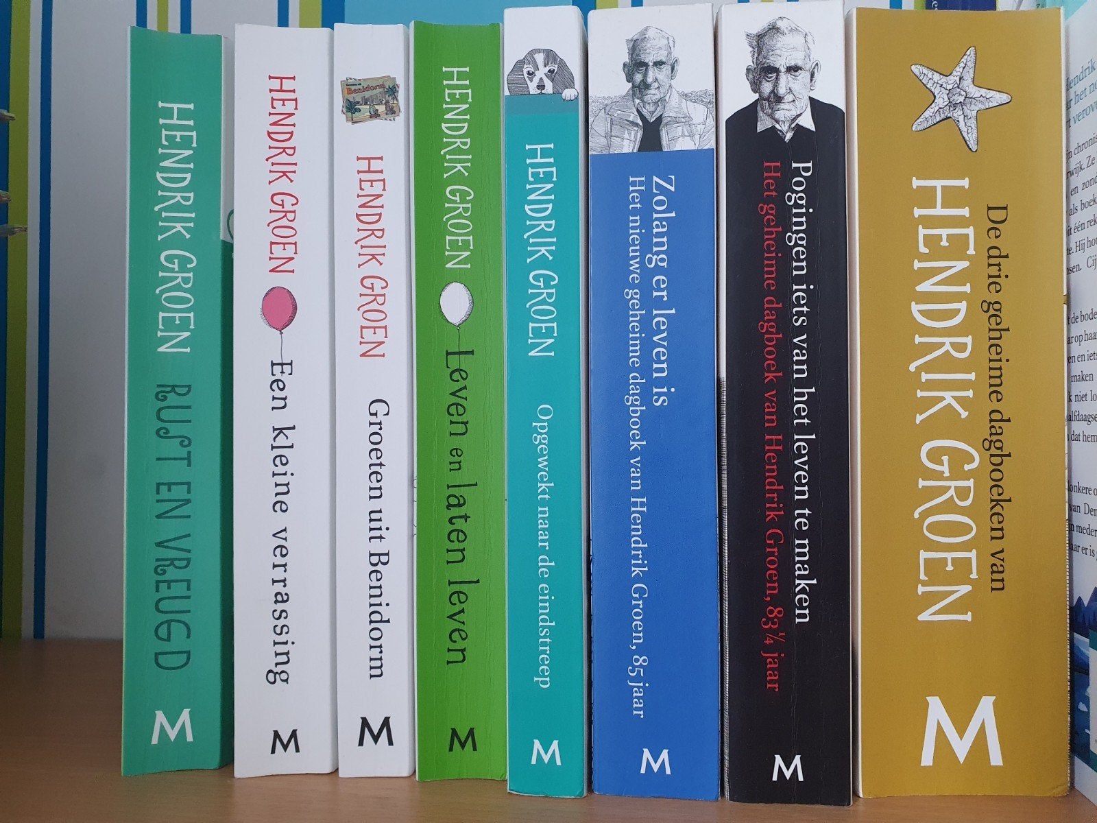 9 boeken Hendrik Groen, Ophalen of Verzenden, Zo goed als nieuw, Hendrik Groen, Nederland