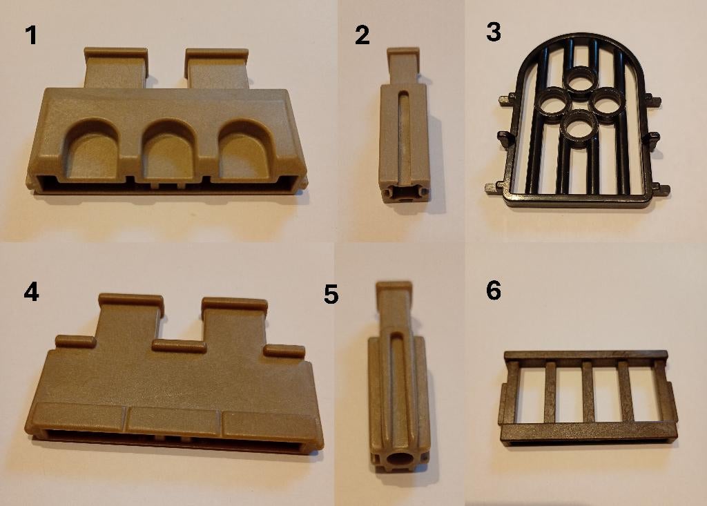 Playmobil Steck diverse onderdelen vakwerkhuizen kasteel, Kinderen en Baby's, Speelgoed | Playmobil, Verzenden, Gebruikt, Los playmobil