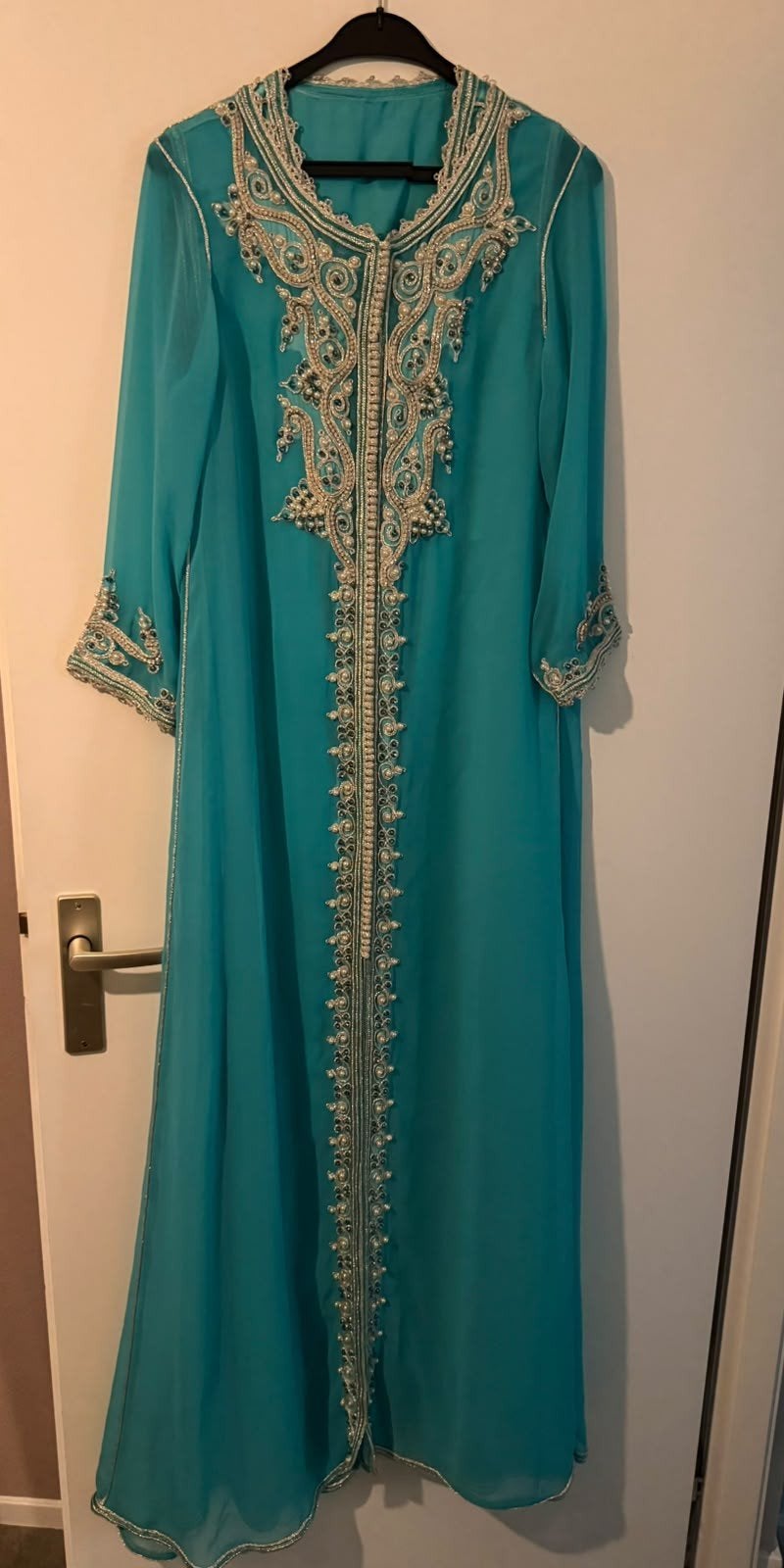 Prachtige takshita, handgemaakt., Blauw, Ophalen of Verzenden, Maat 34 (XS) of kleiner, Onder de knie
