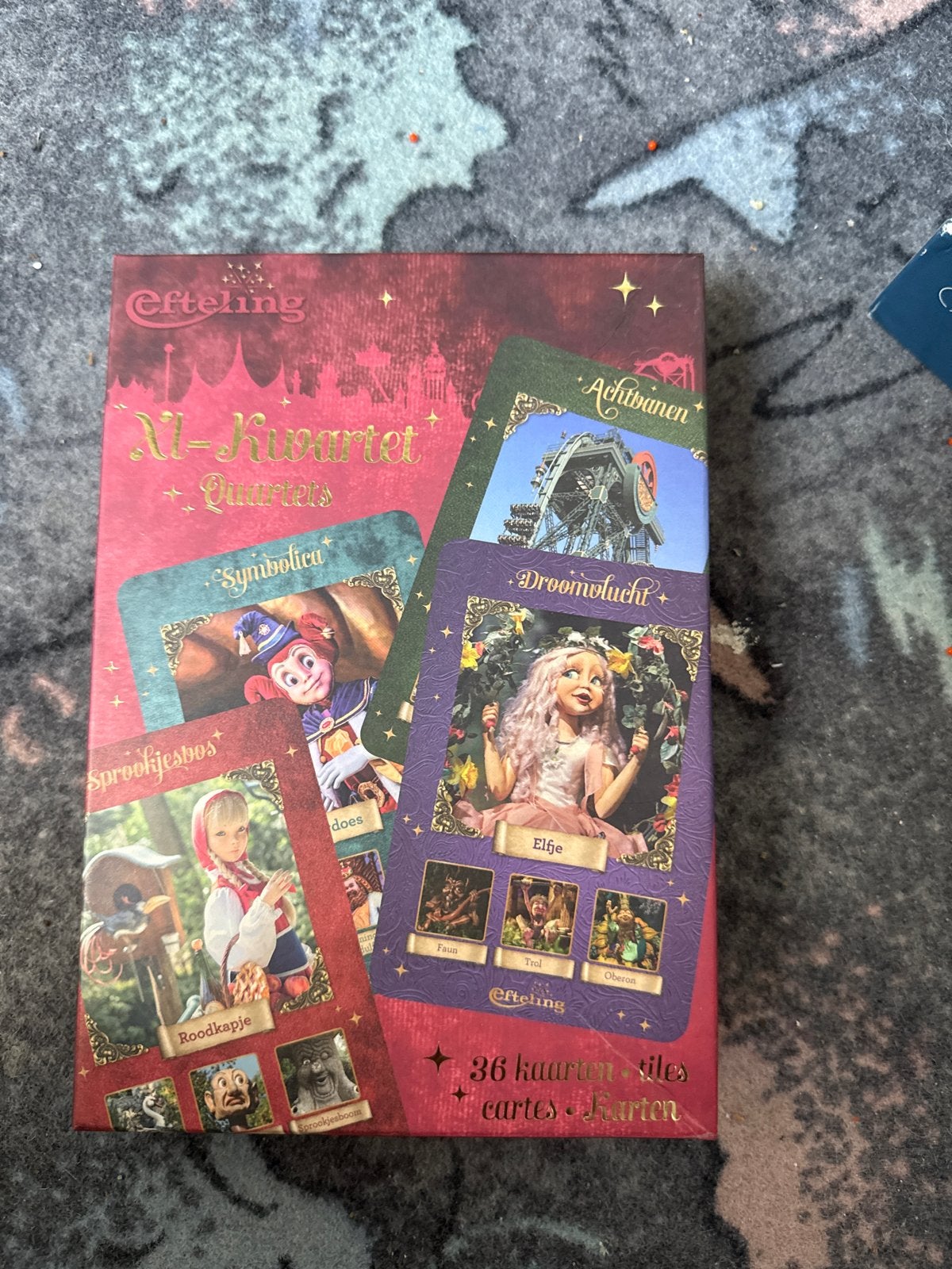 Efteling XL-Kwartet - Nieuw in verpakking, Een of twee spelers, Ophalen of Verzenden, Nieuw