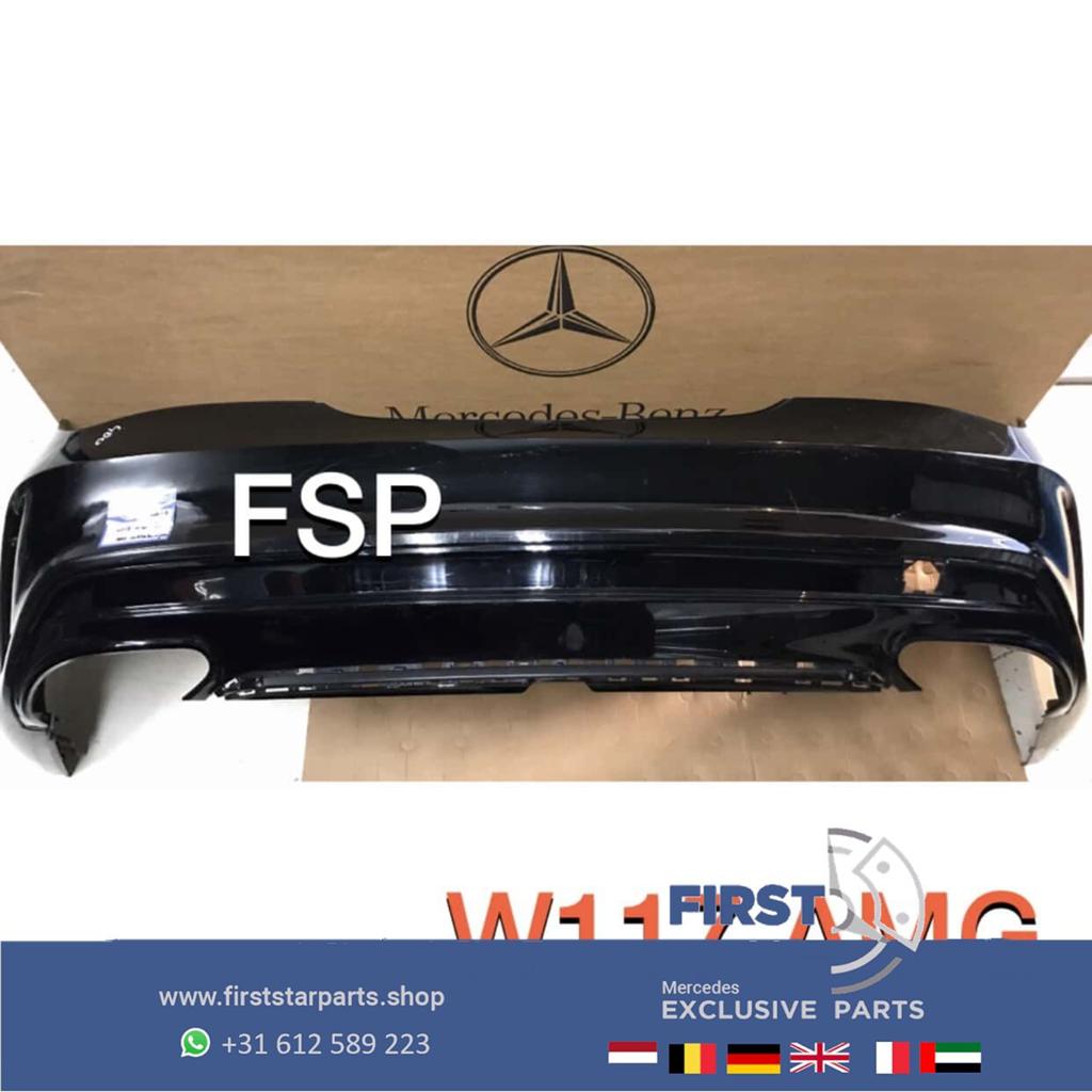 W117 CLA AMG ACHTERBUMPER ZWART COMPLEET Mercedes 2013-2018, -, -, Achter, Bumper
