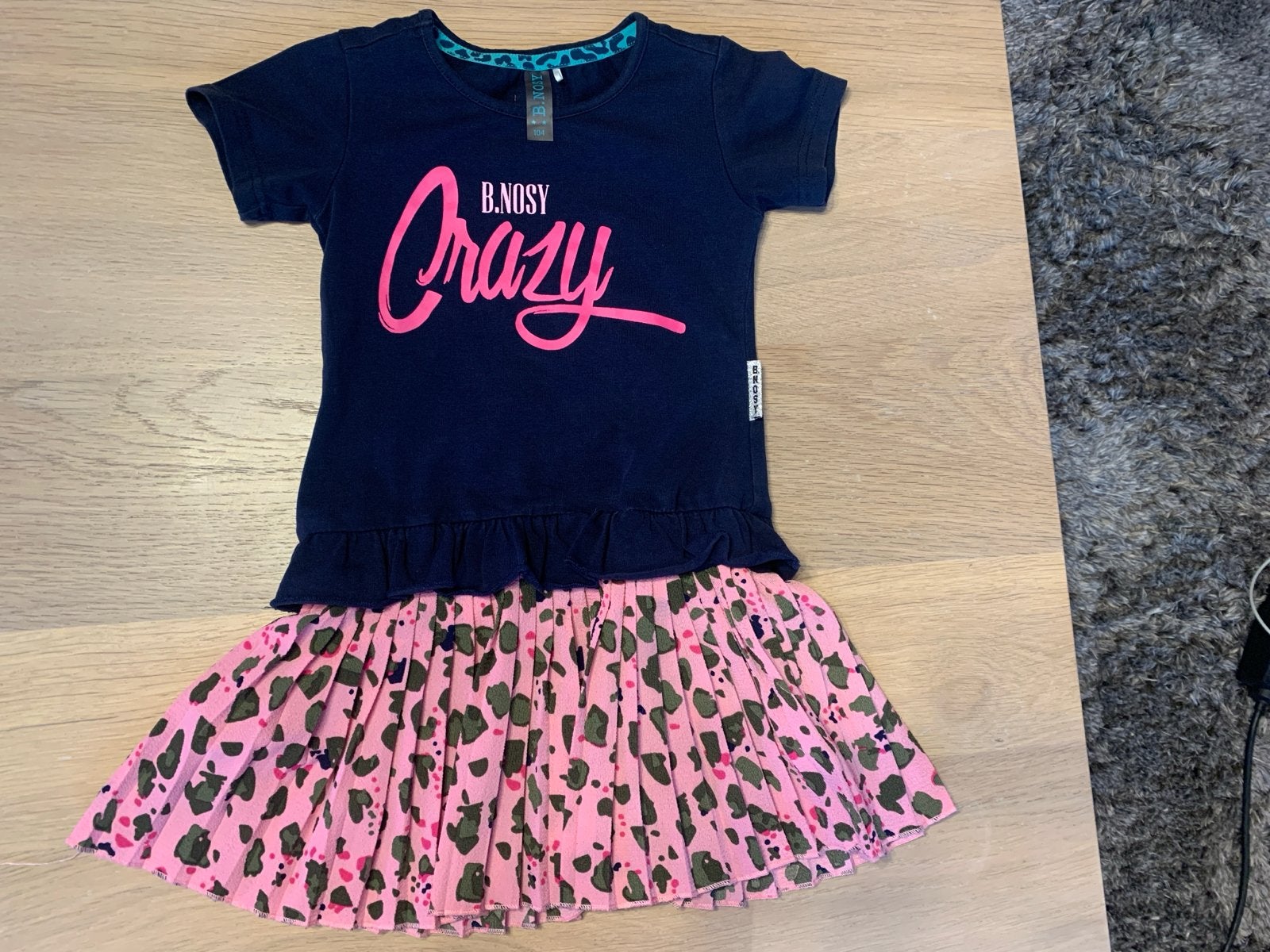 B.Nosy Crazy jurk maat 104, Ophalen of Verzenden, Zo goed als nieuw, Meisje, Jurk of Rok