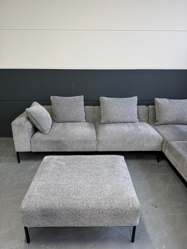 Nette Montel Sava hoekbank | Montel bank met hocker, Huis en Inrichting, Banken | Bankstellen, Ophalen, Hoekbank, 300 cm of meer